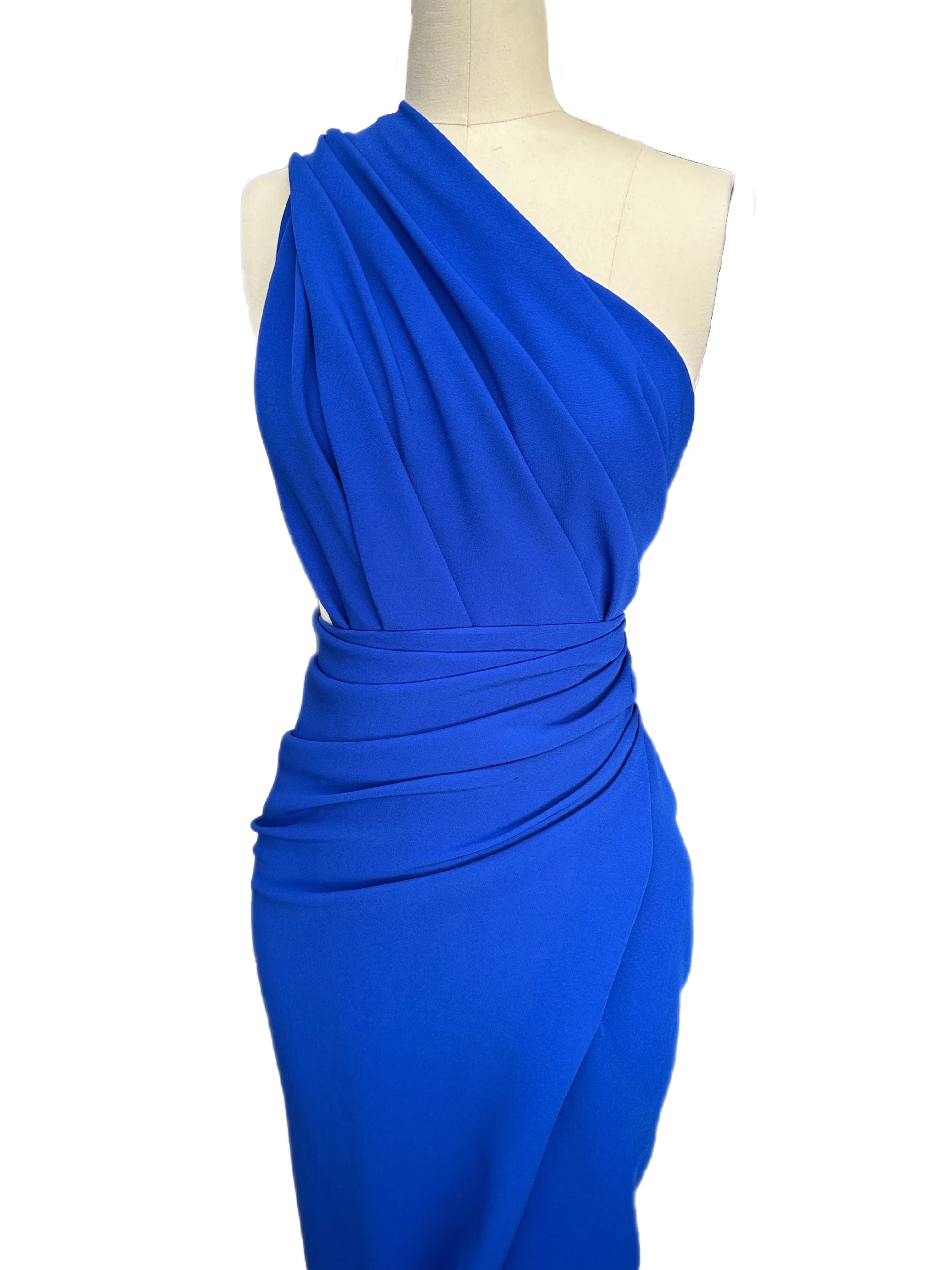 Royal Blue Stretch Crepe - Image 9