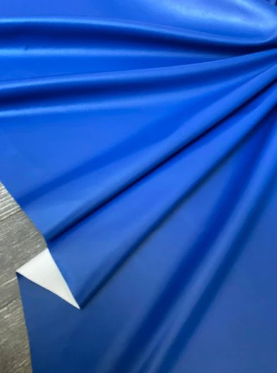 Royal Blue Stretch Faux Leather - Image 3