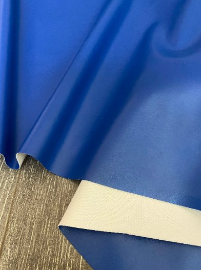 Royal Blue Stretch Faux Leather - Image 6