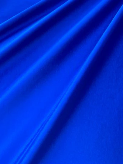 Royal Blue Stretch Taffeta - Image 5