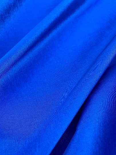 Royal Blue Stretch Taffeta - Image 7