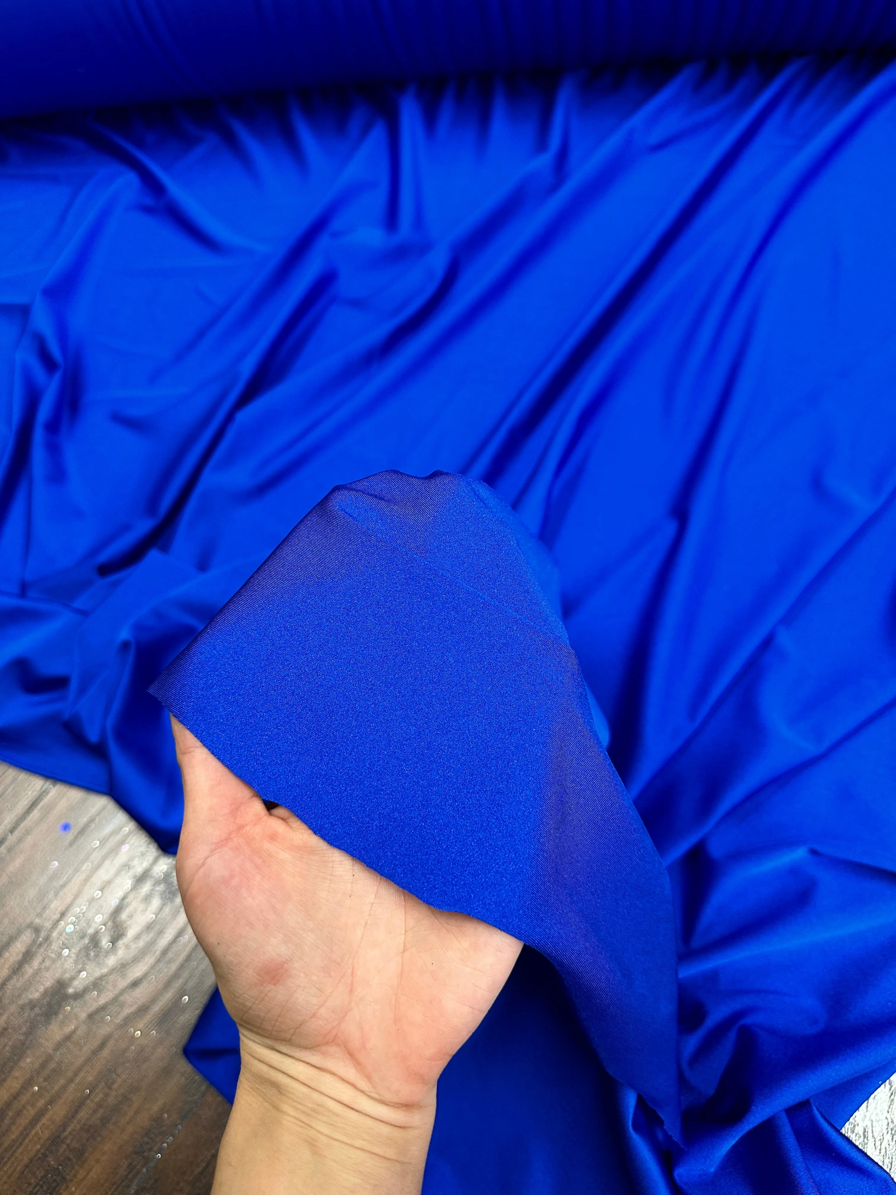 Royal Blue Lulu Yoga Nylon Spandex - Image 11