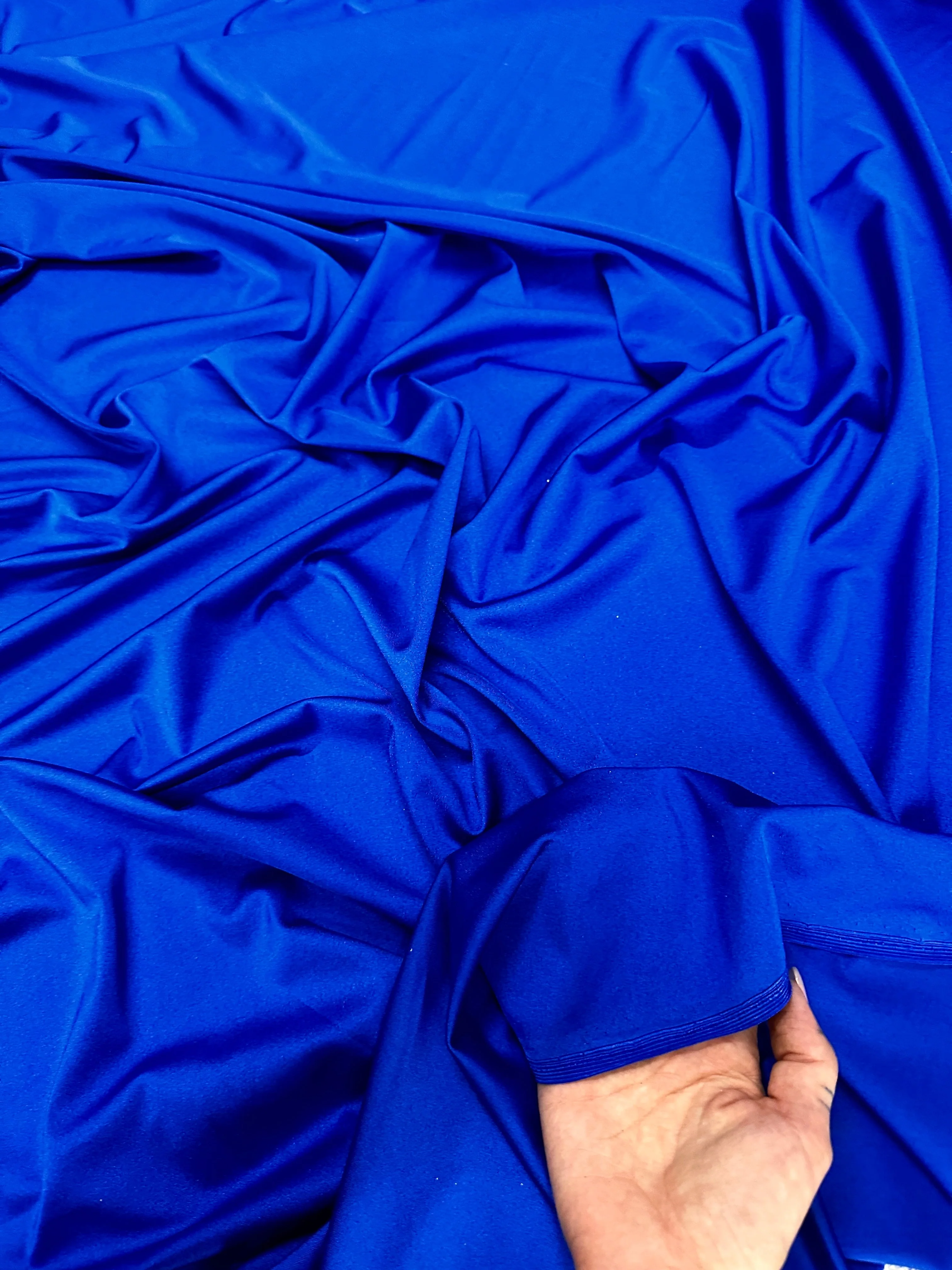 Royal Blue Lulu Yoga Nylon Spandex - Image 5