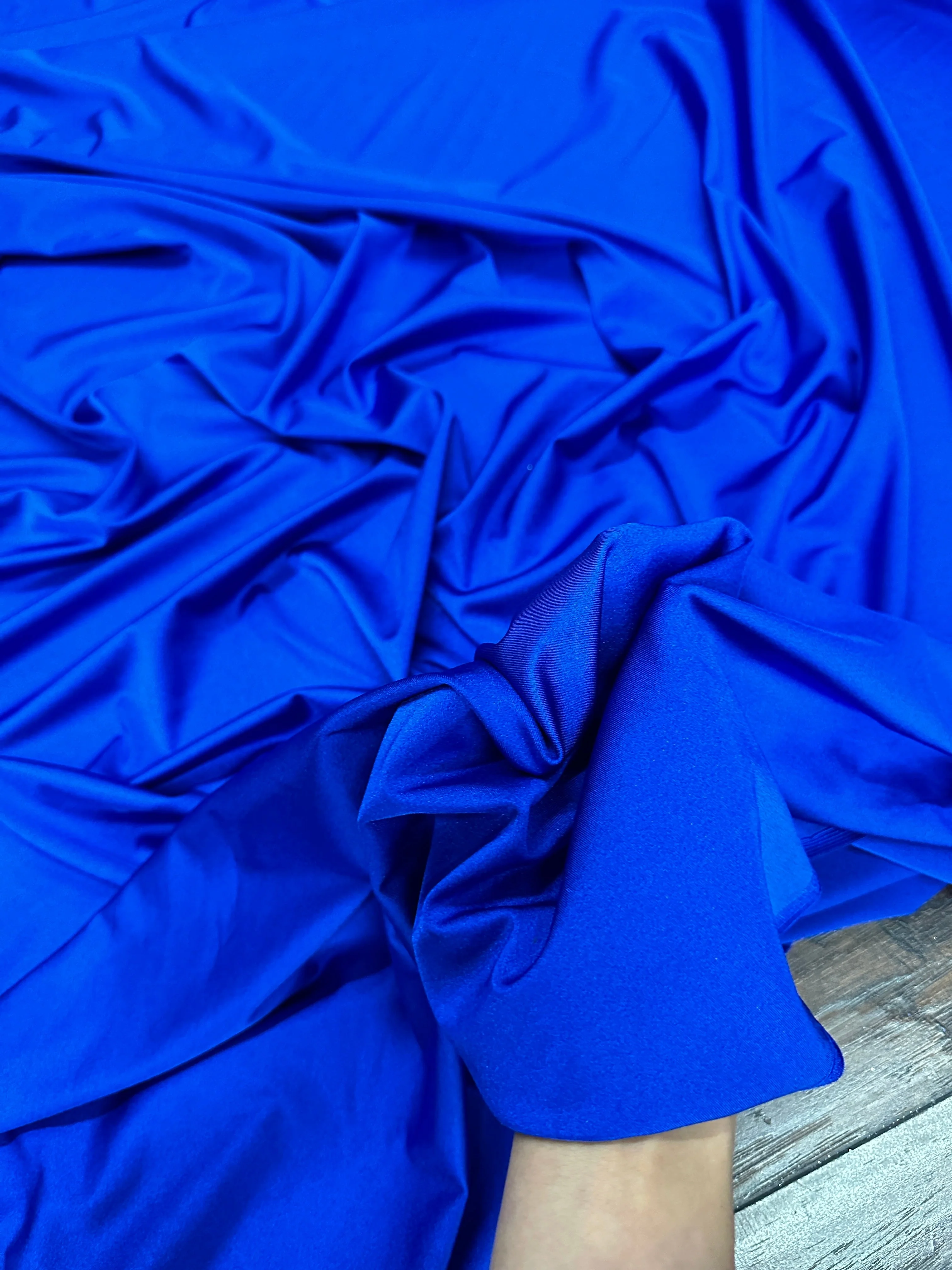 Royal Blue Lulu Yoga Nylon Spandex - Image 7