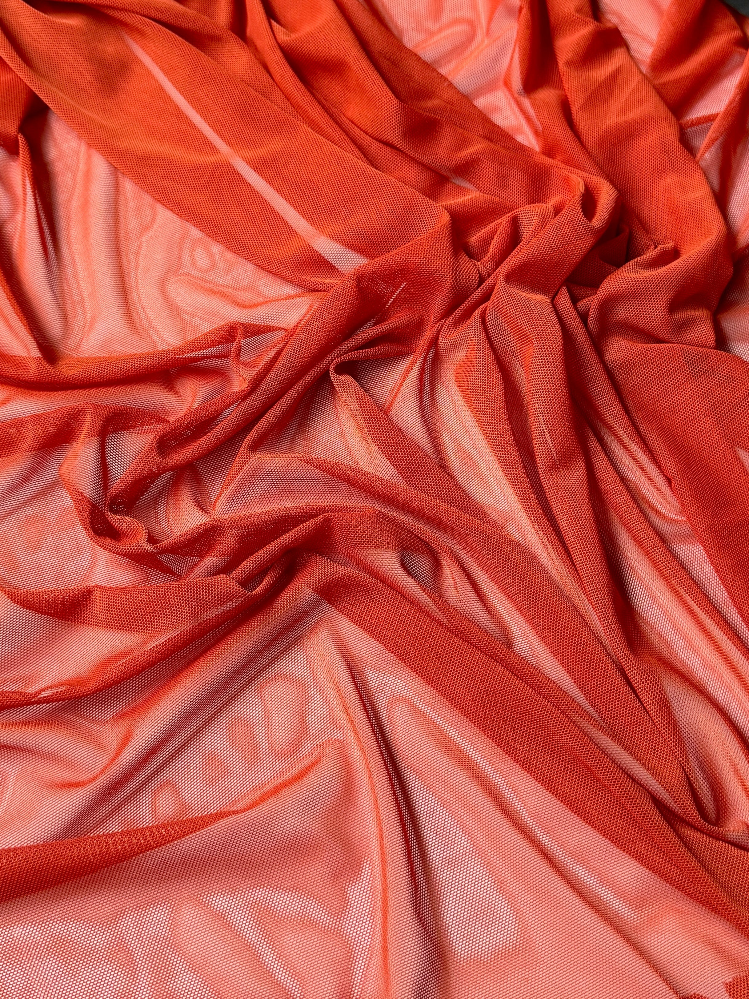 Rust 4 Way Stretch Power Mesh - Image 9
