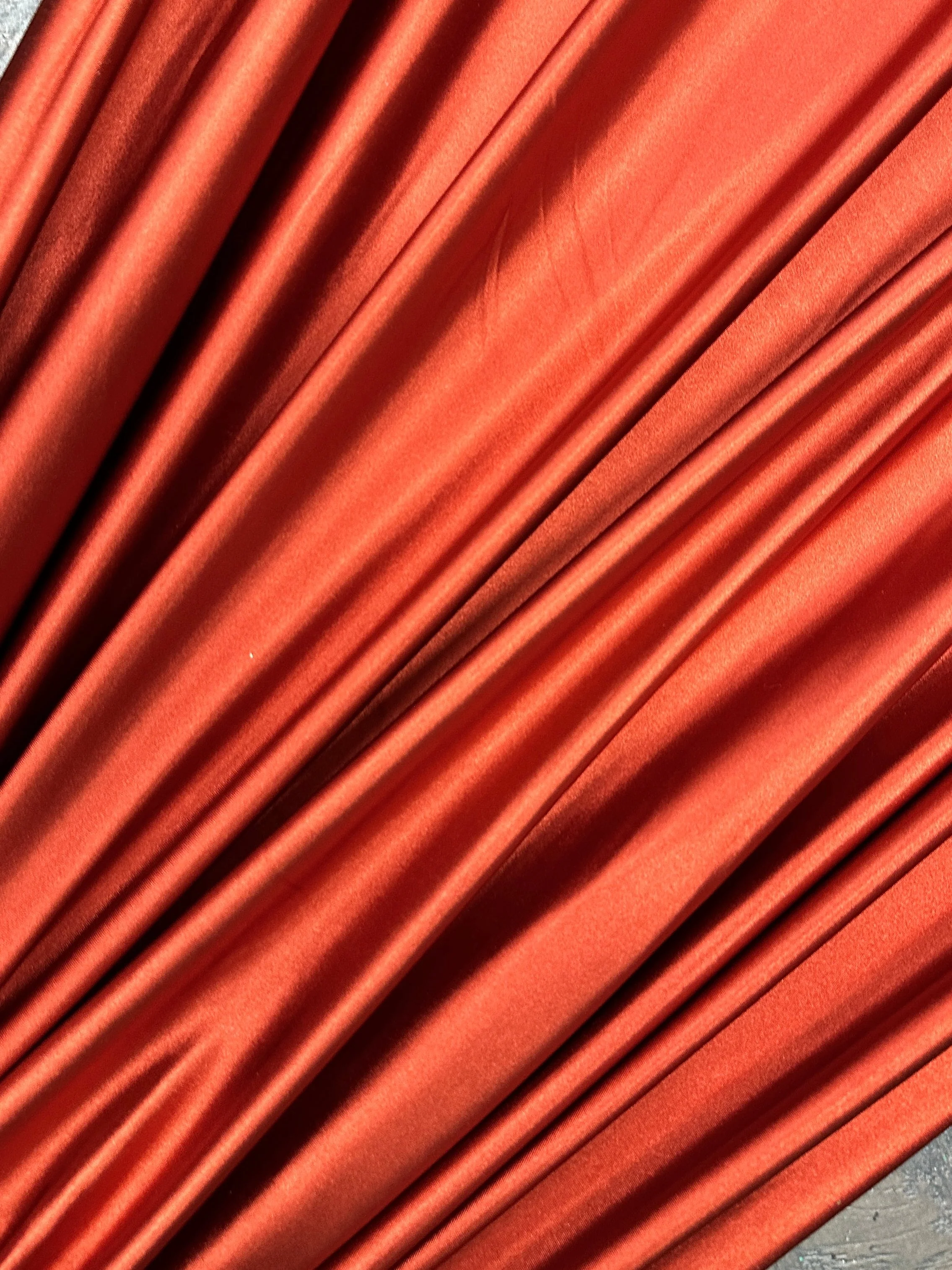Rust Shiny Nylon Spandex - Image 4