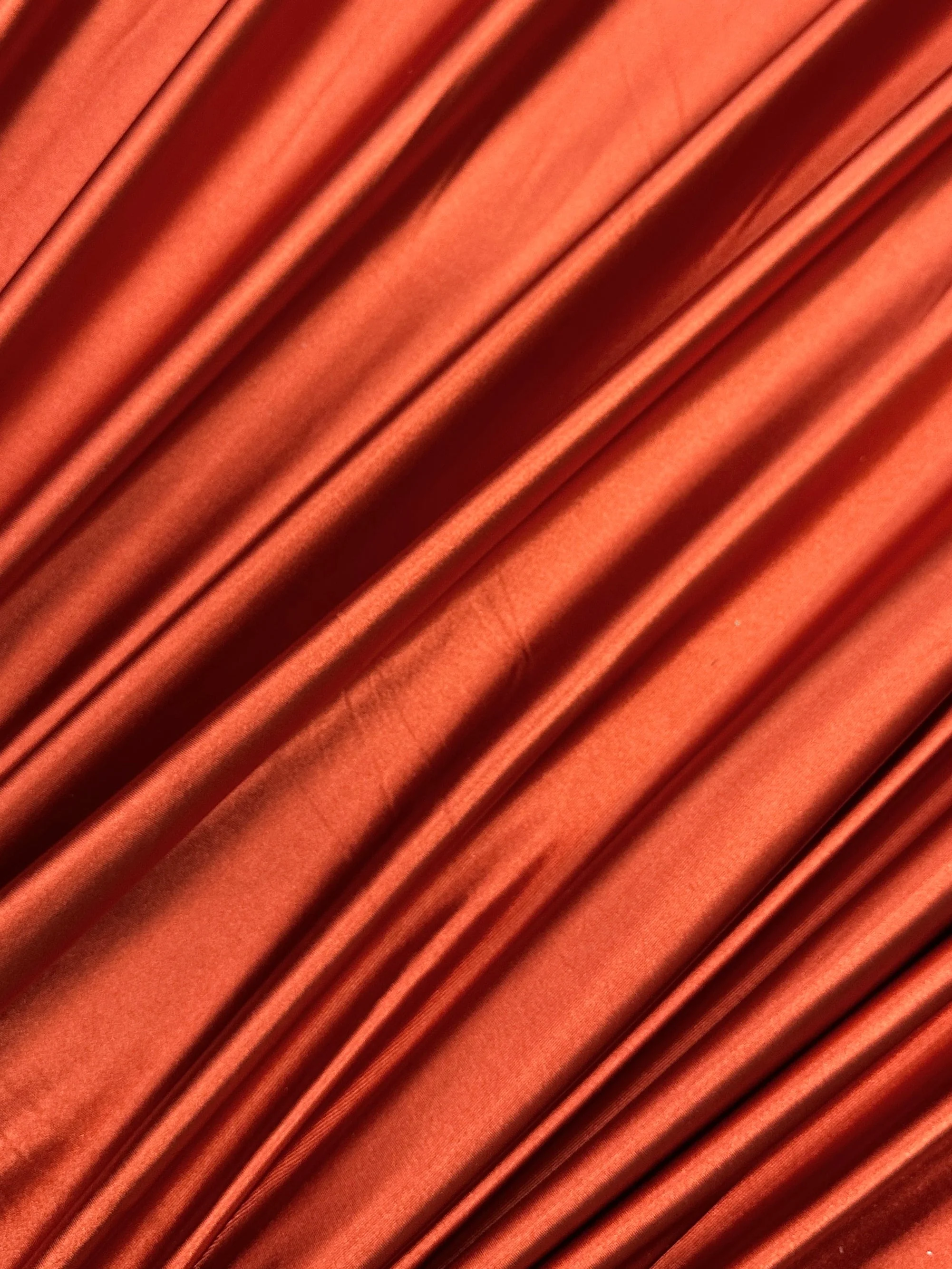 Rust Shiny Nylon Spandex - Image 6