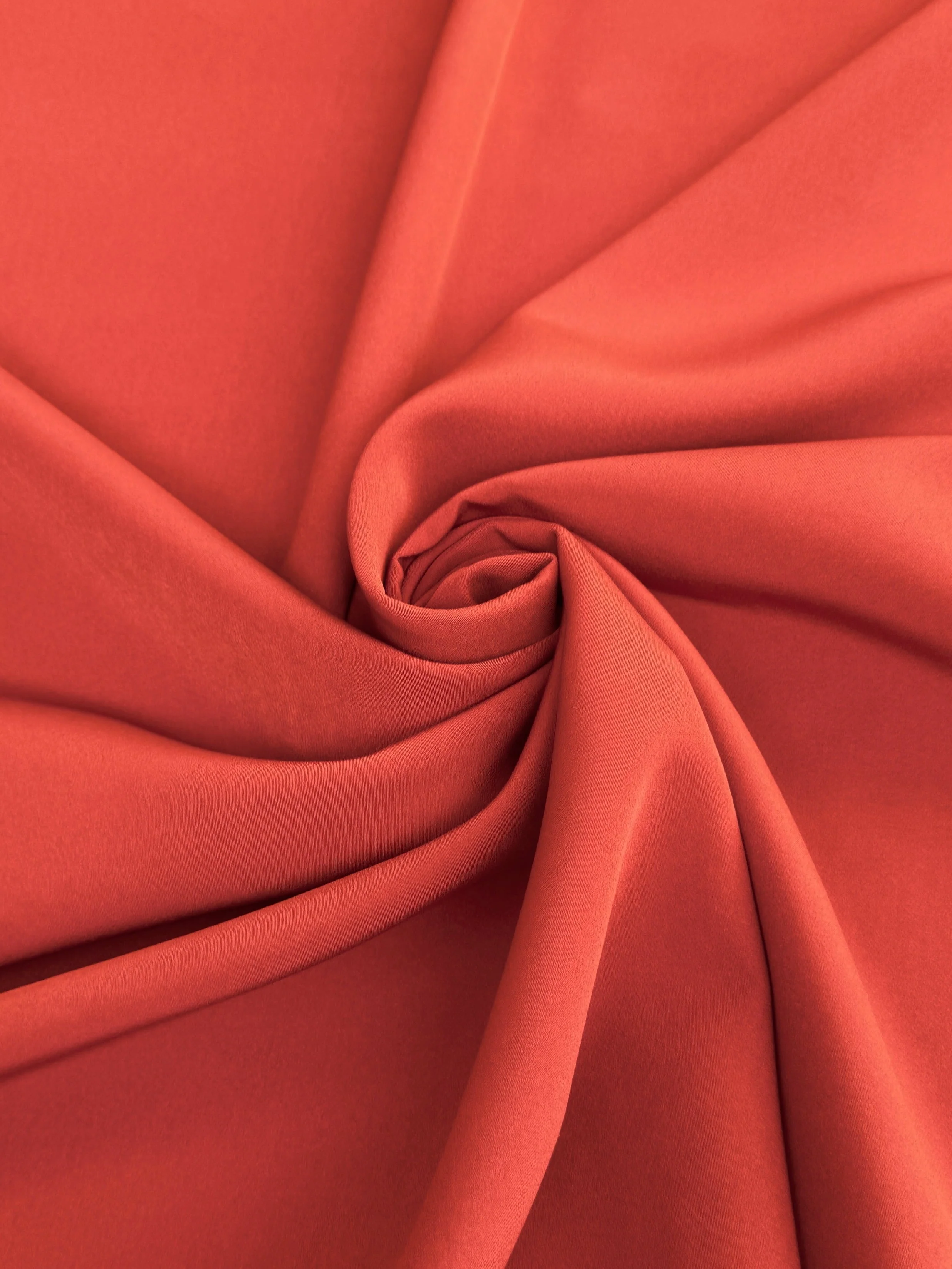 Rust Stretch Crepe - Image 2