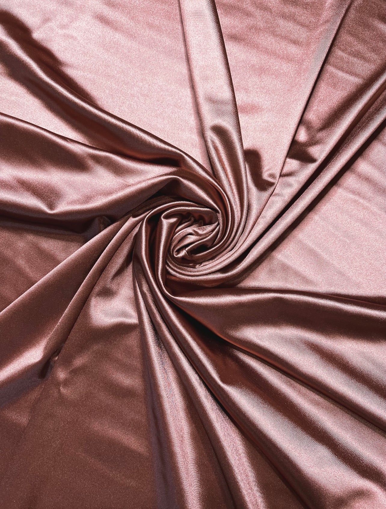 Rusty Rose Shiny Nylon Spandex - Image 3