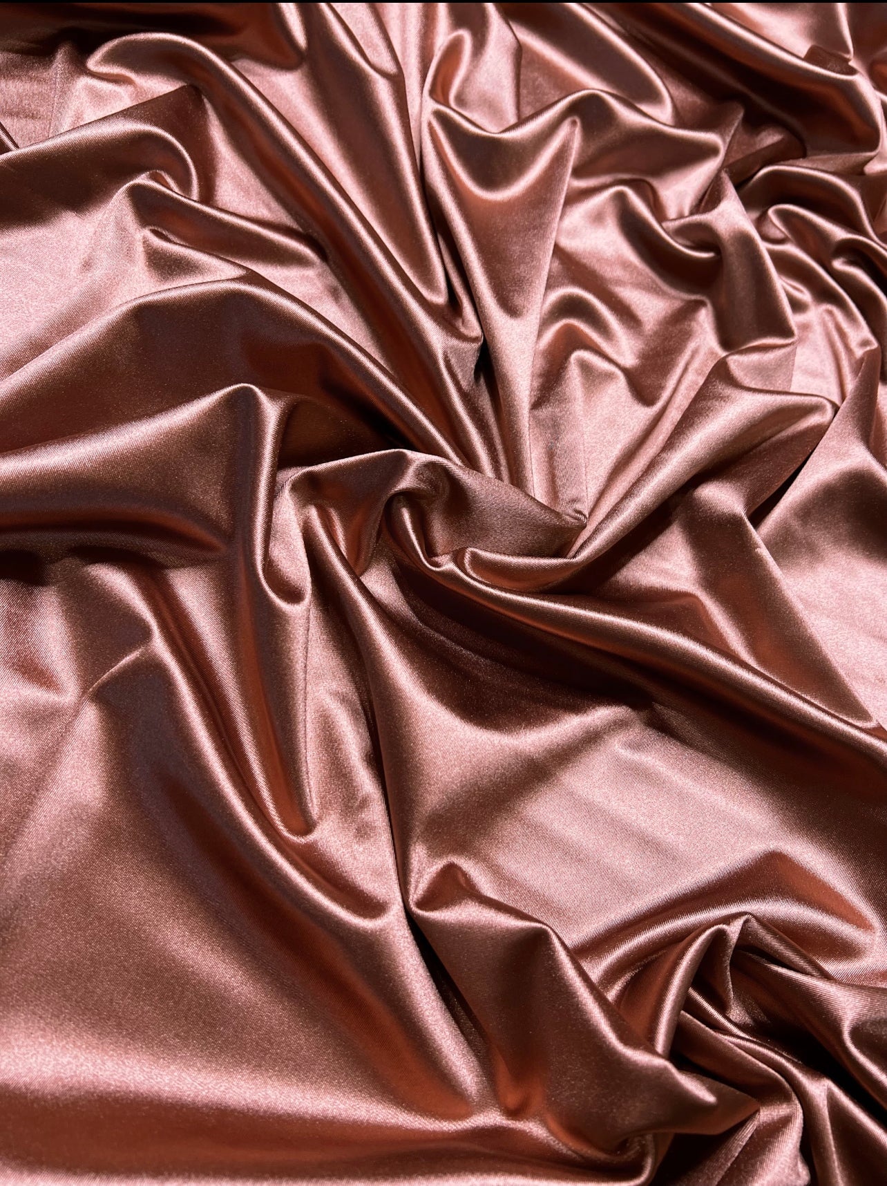 Rusty Rose Shiny Nylon Spandex - Image 4