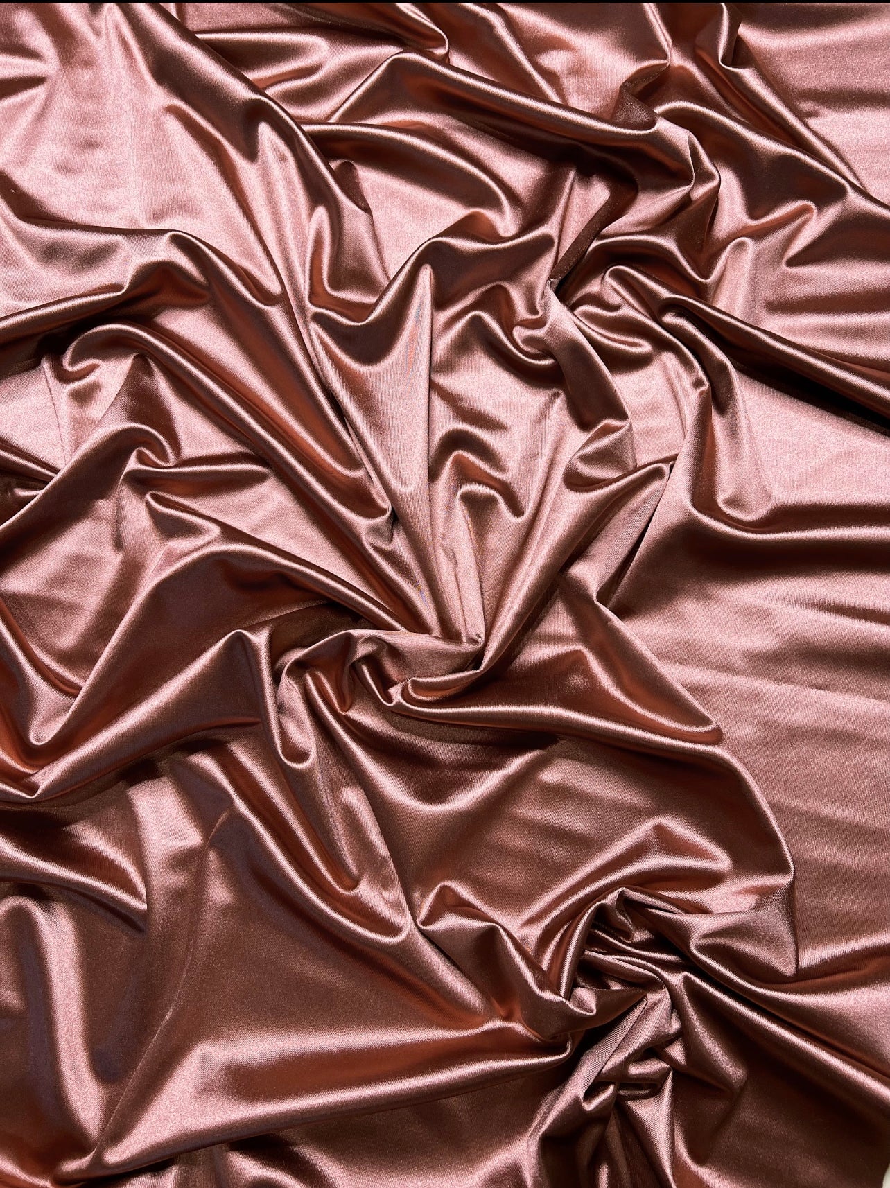 Rusty Rose Shiny Nylon Spandex - Image 6