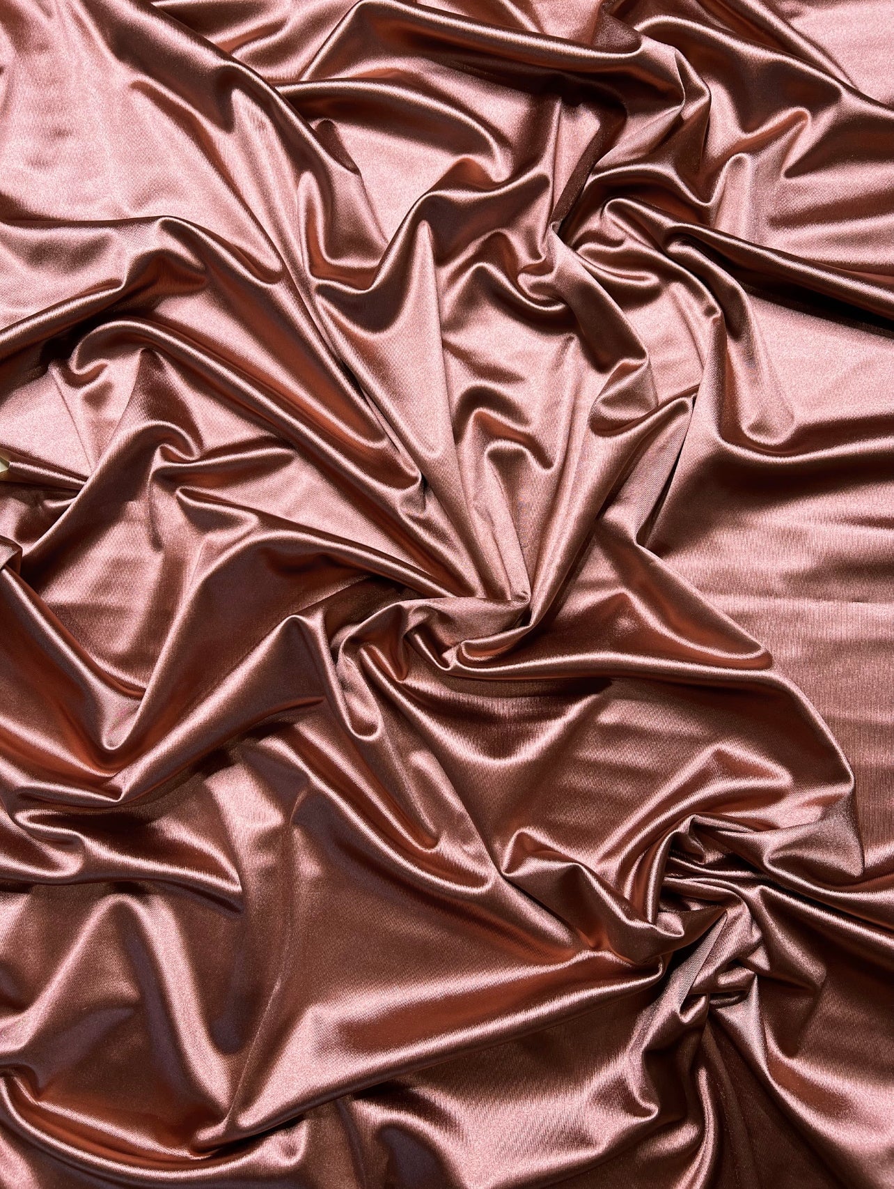 Rusty Rose Shiny Nylon Spandex - Image 8