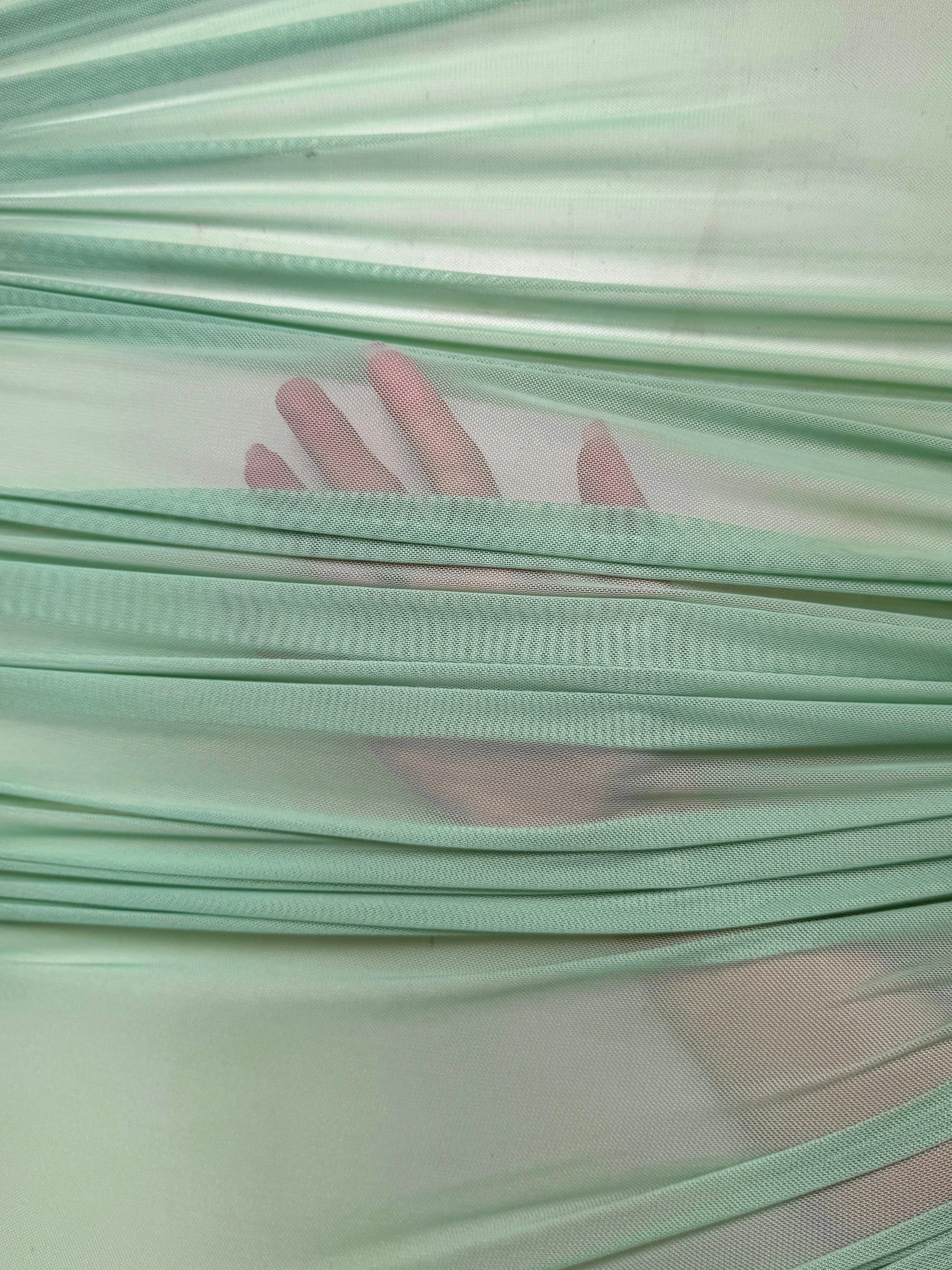 Sage Green 4 Way Stretch Power Mesh