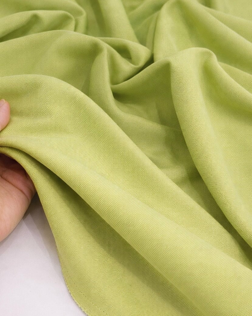 Sage Green Denim Look Stretch Twill - Image 4