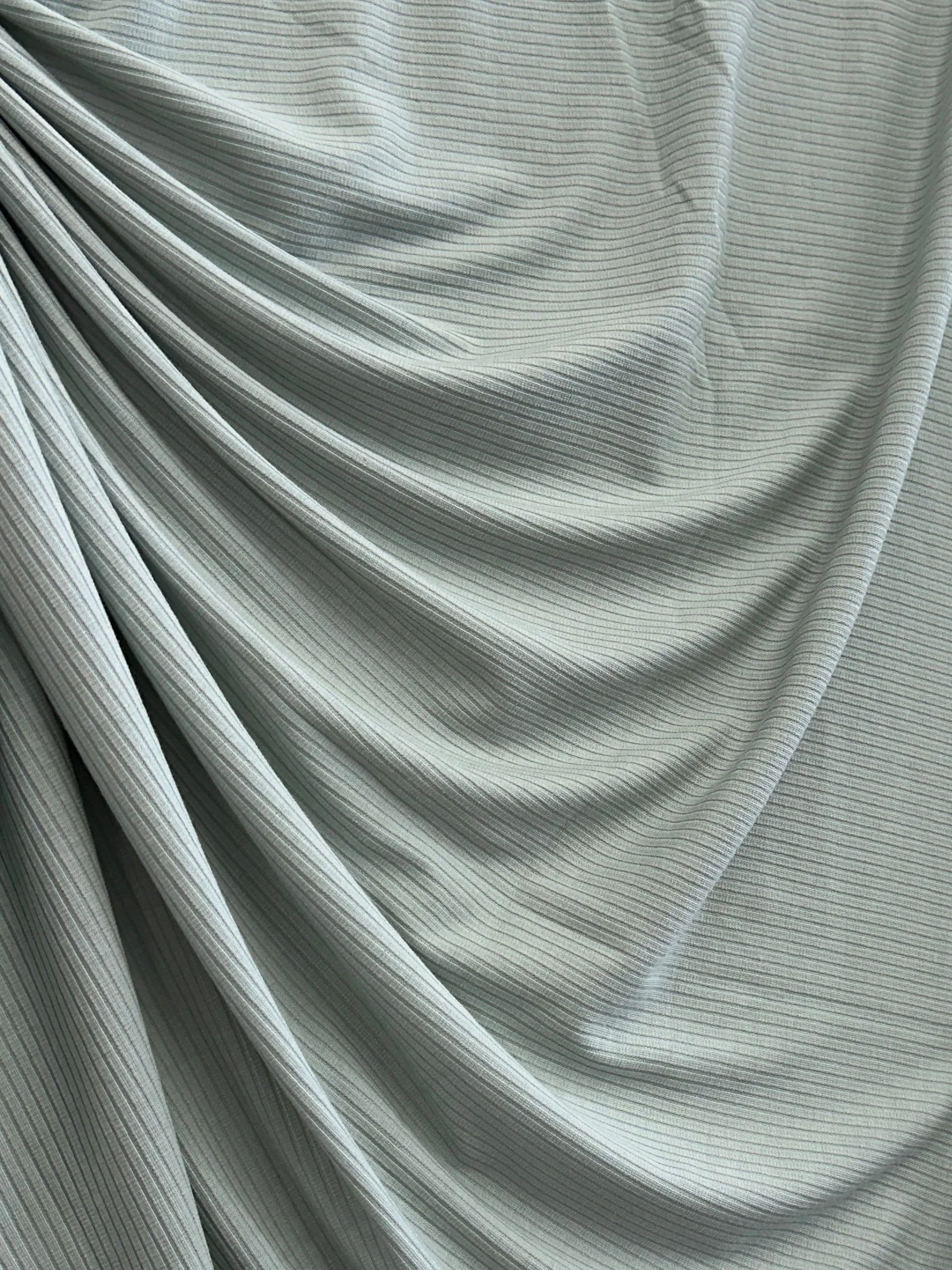 Sage Green Solid Rib Knit - Image 6