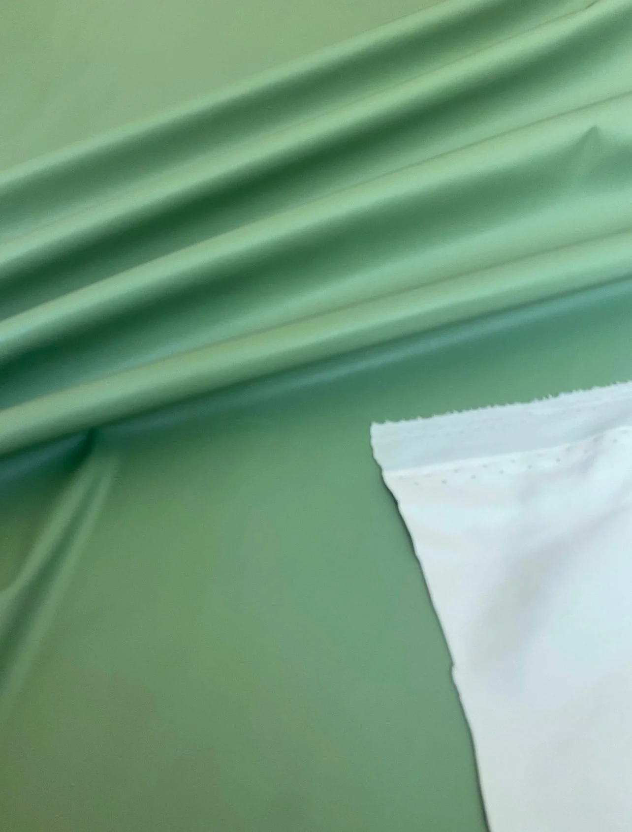 Sage Green Stretch Faux Leather - Image 10