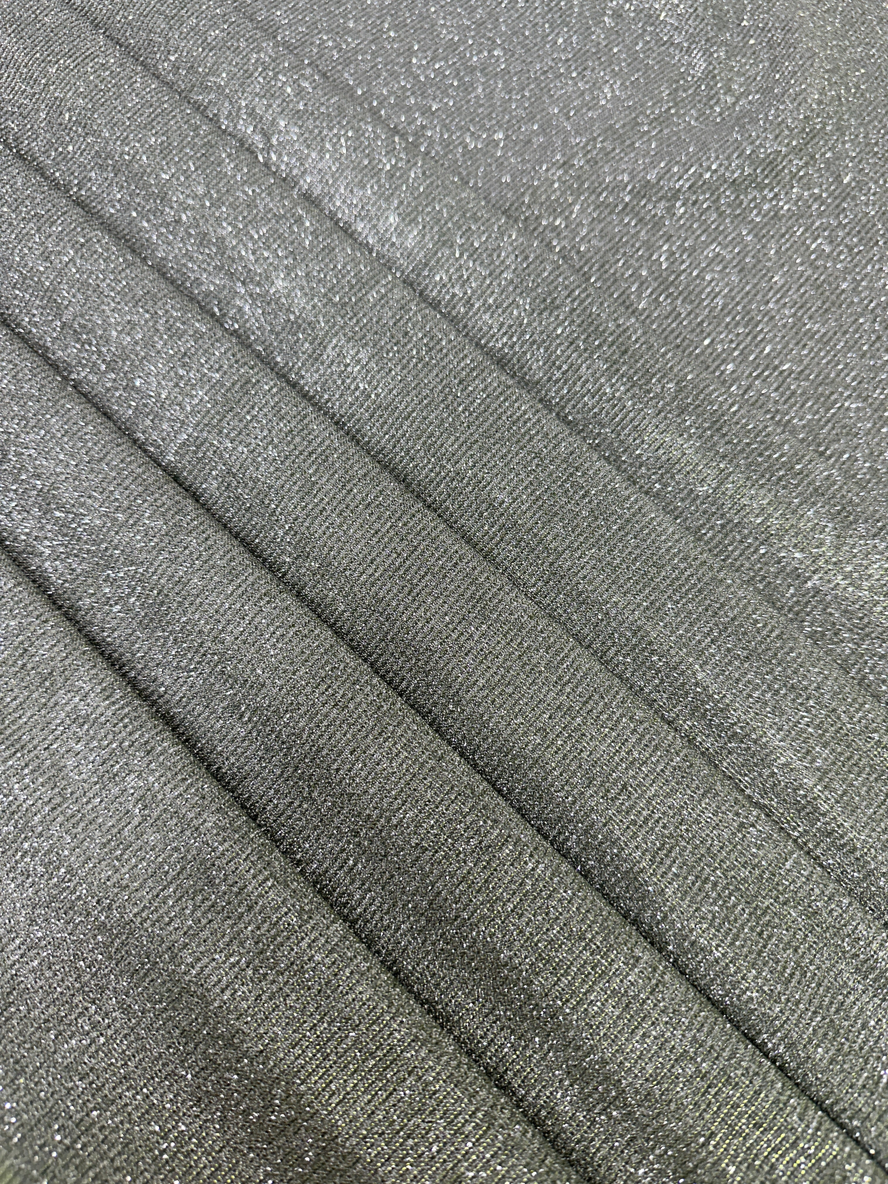 Sage Green Stretch Metallic Lurex - Image 3