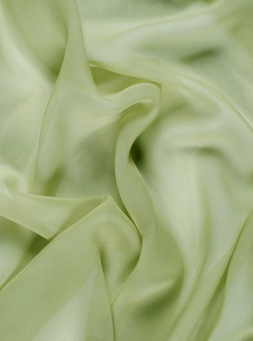 Sage Green Chiffon - Image 3