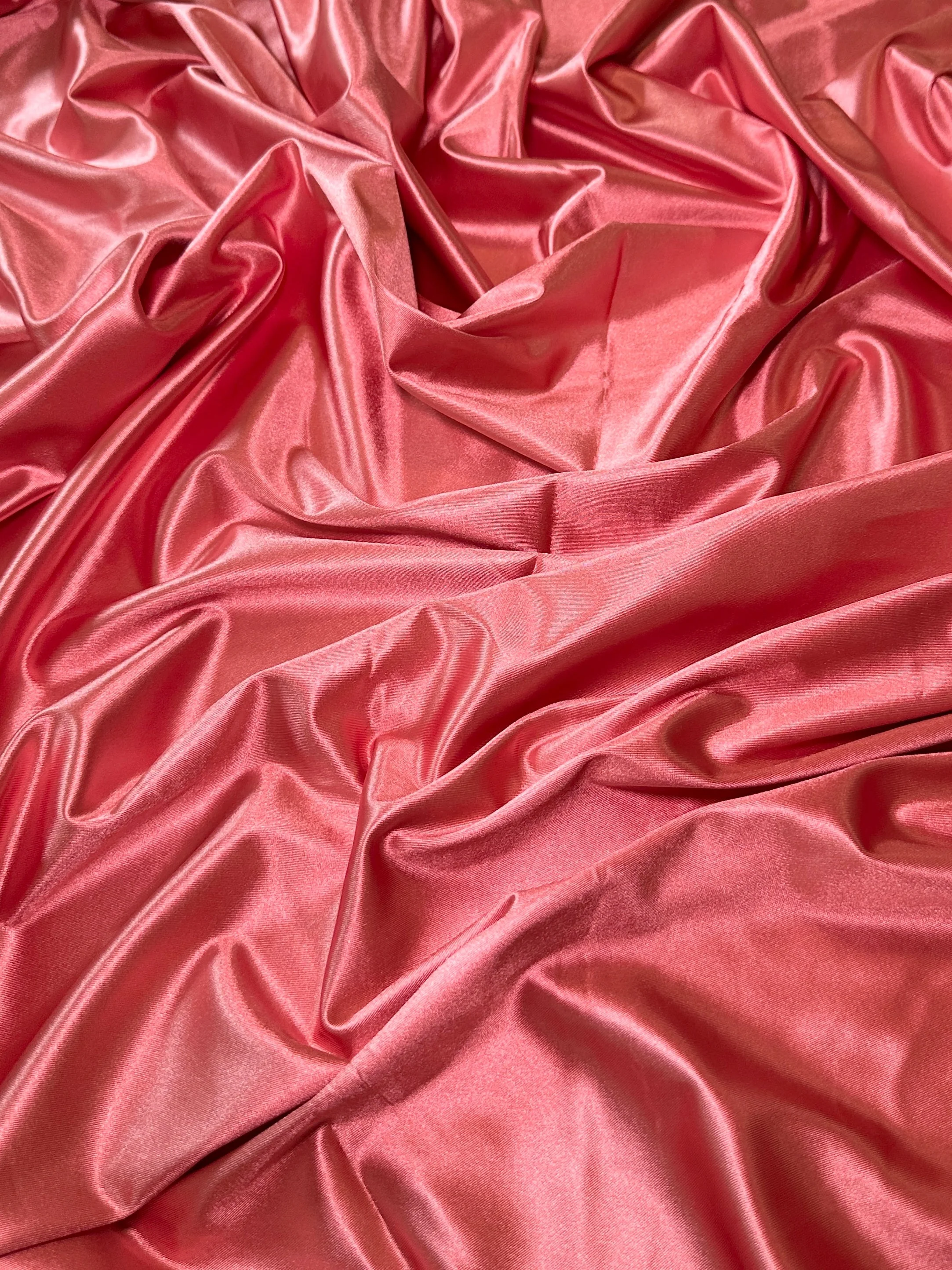 Salmon Shiny Nylon Spandex - Image 4