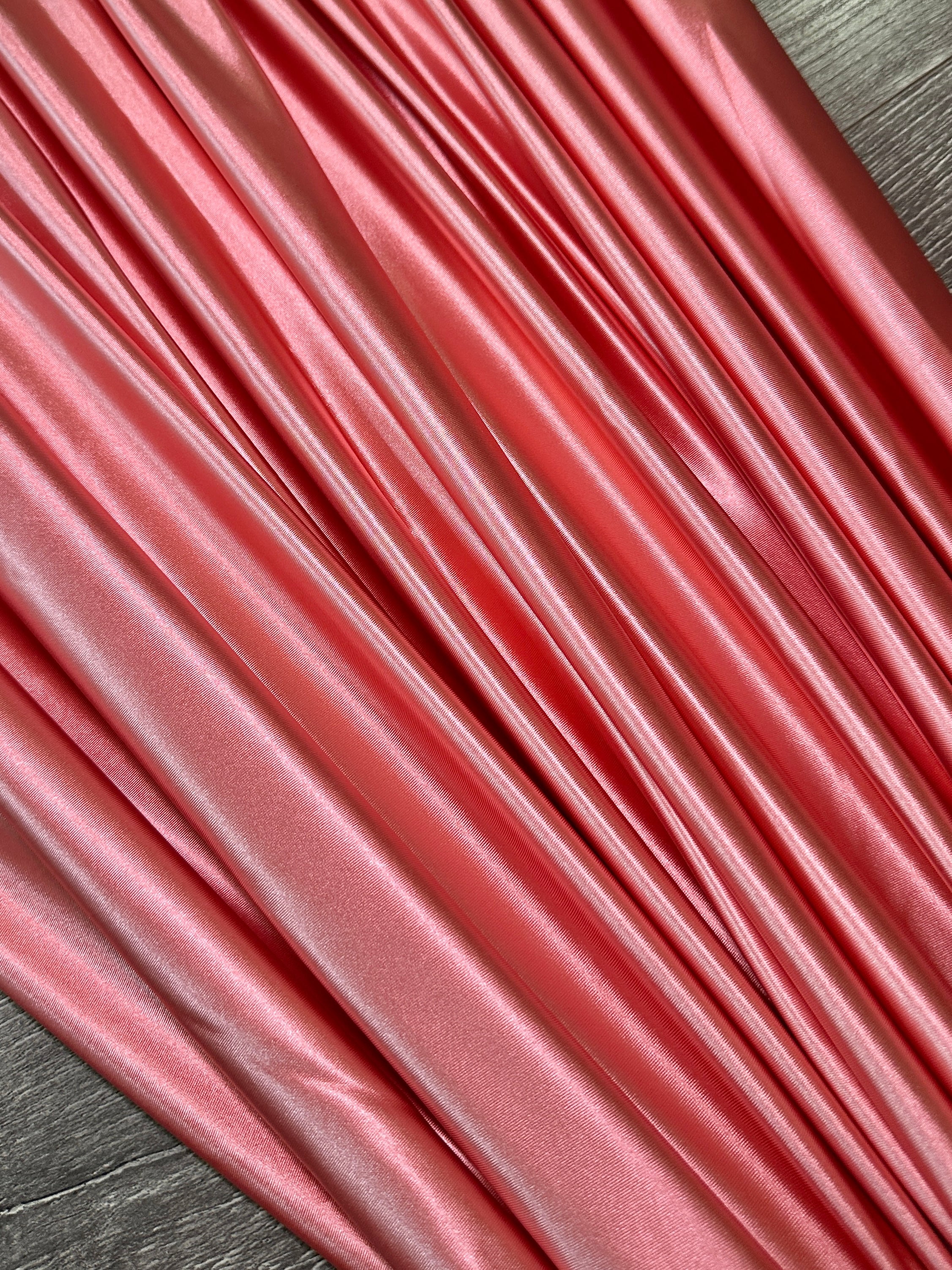 Salmon Shiny Nylon Spandex - Image 5