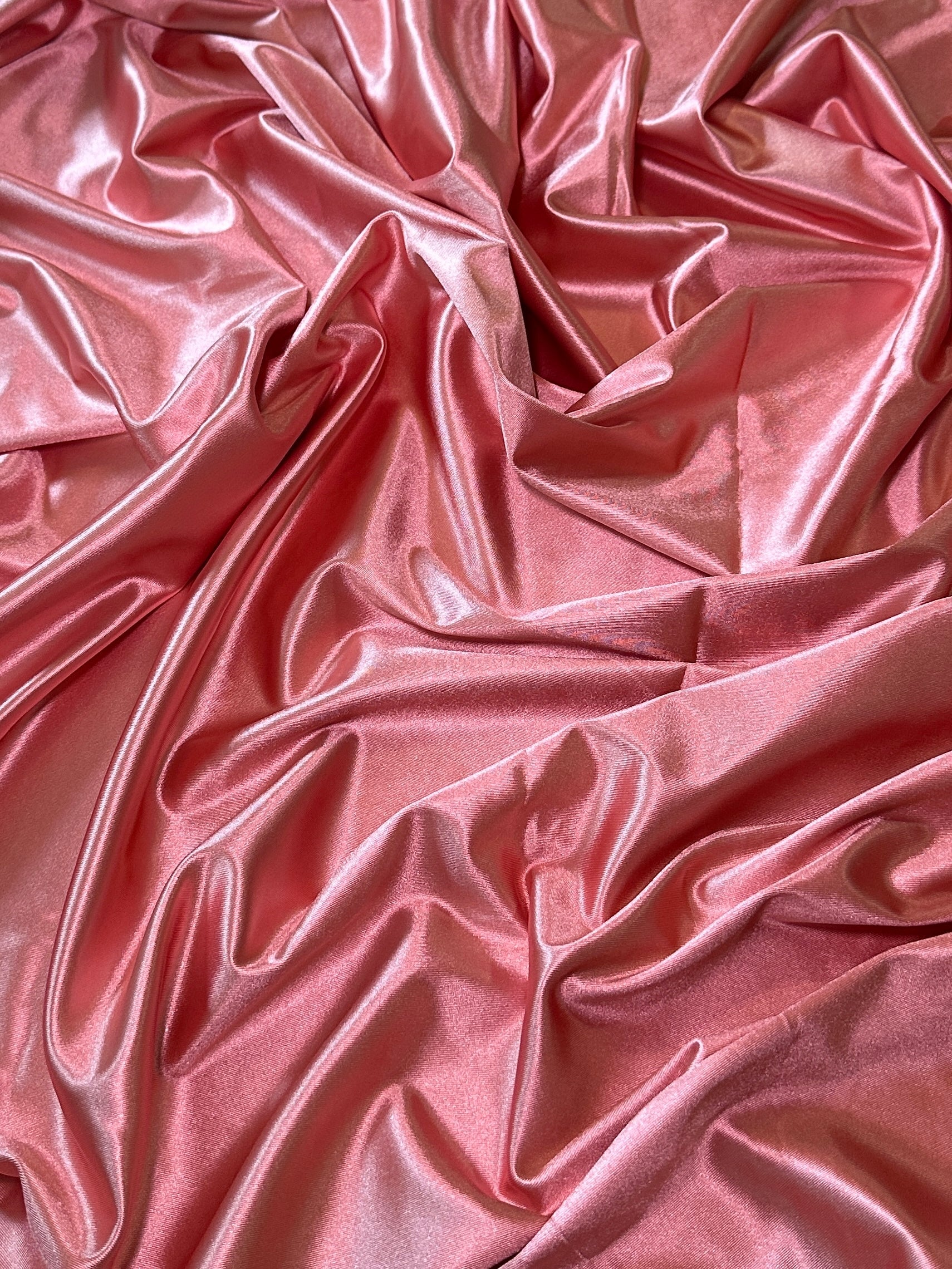 Salmon Shiny Nylon Spandex - Image 6