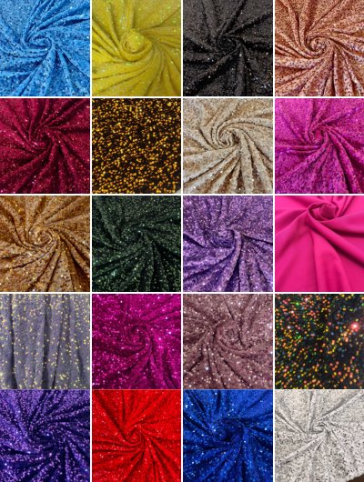 Low Cost Sequins Velvet