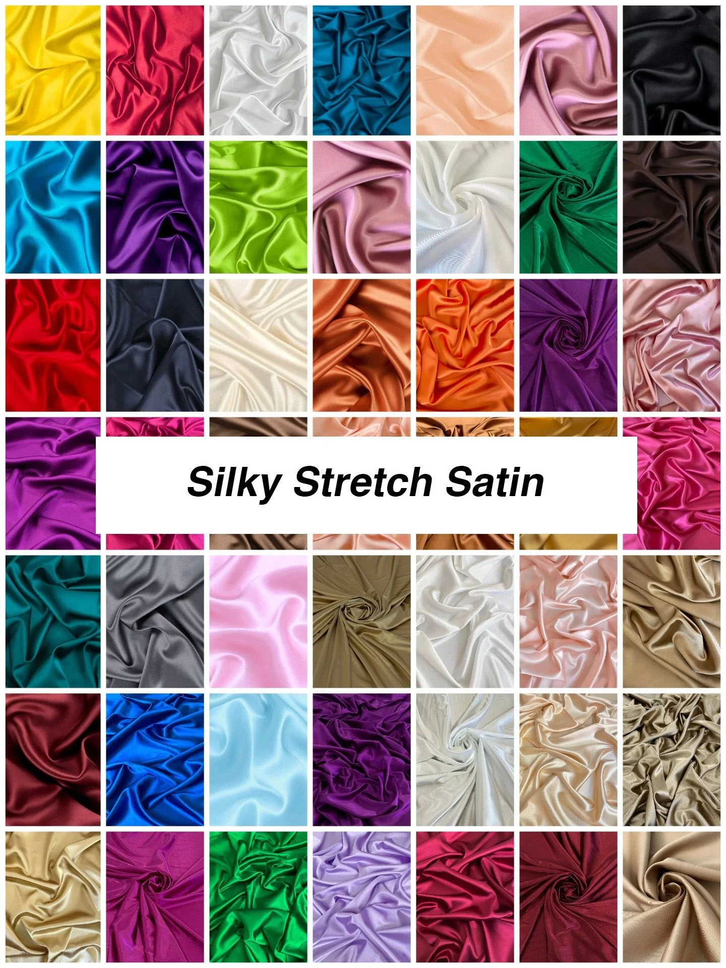 Silky Stretch Satin