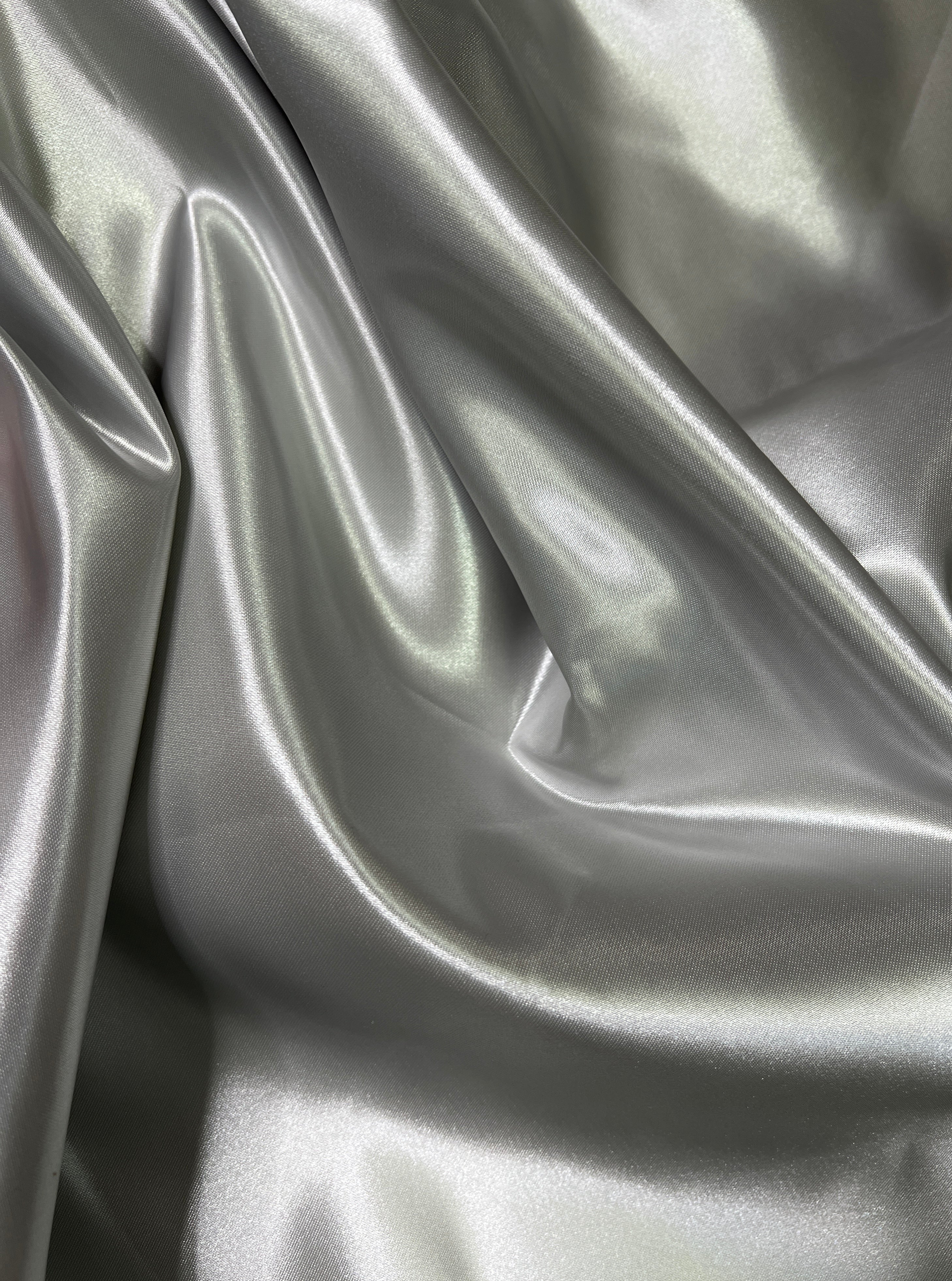 Silver Duchesse Satin - Image 2