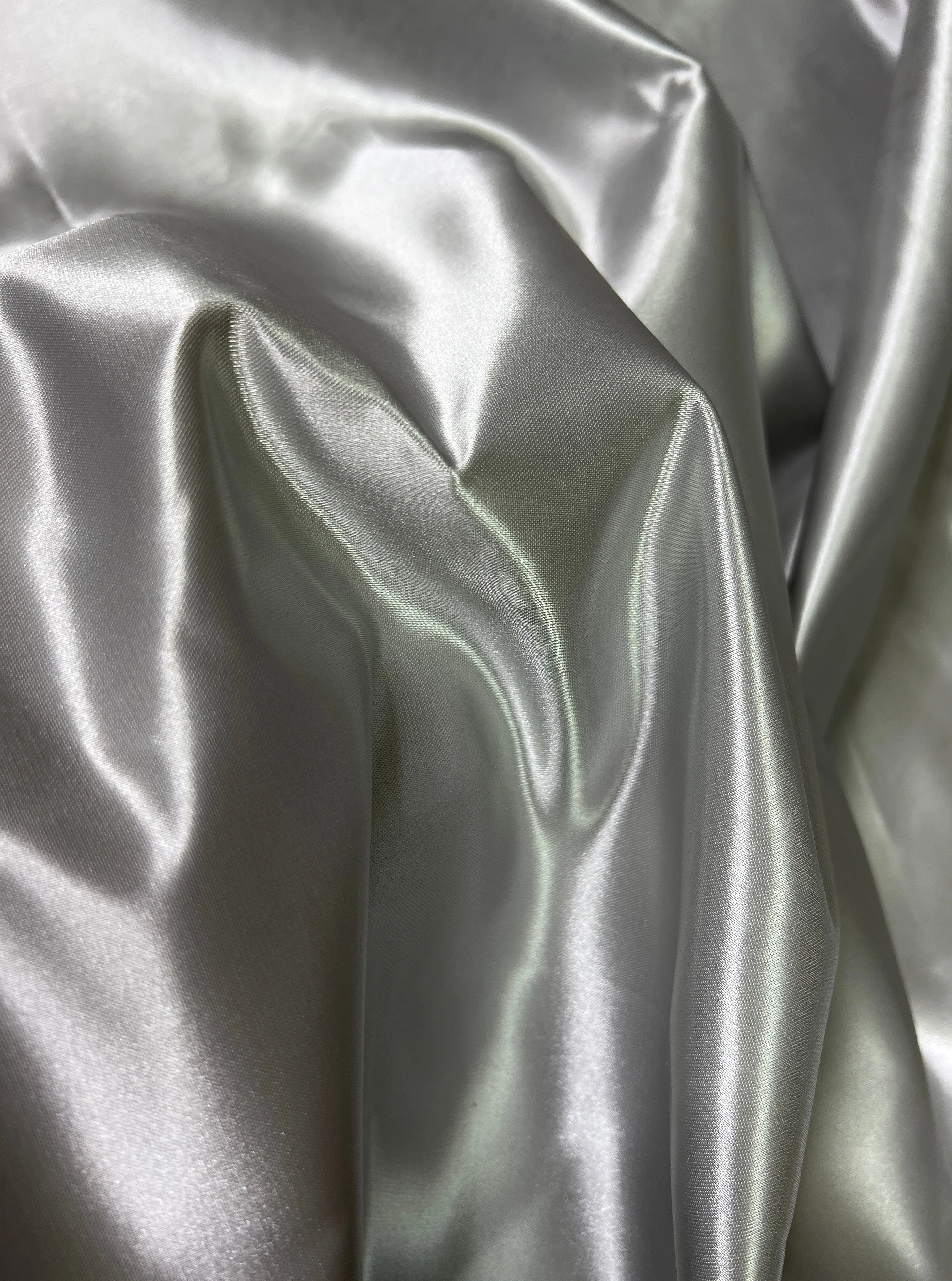 Silver Duchesse Satin - Image 5