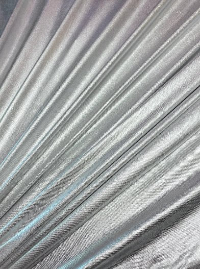 Silver Slinky Foiled Jersey