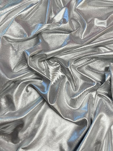 Silver Slinky Foiled Jersey - Image 3