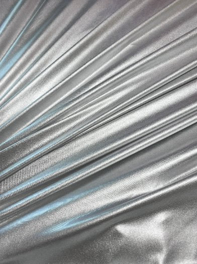 Silver Slinky Foiled Jersey - Image 5