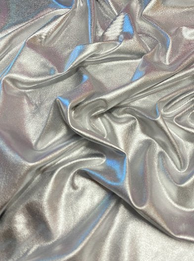 Silver Slinky Foiled Jersey - Image 6