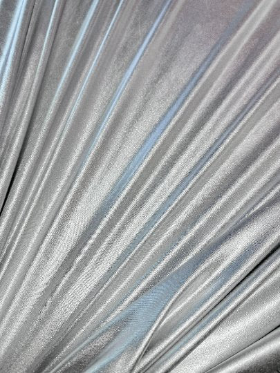 Silver Slinky Foiled Jersey - Image 7