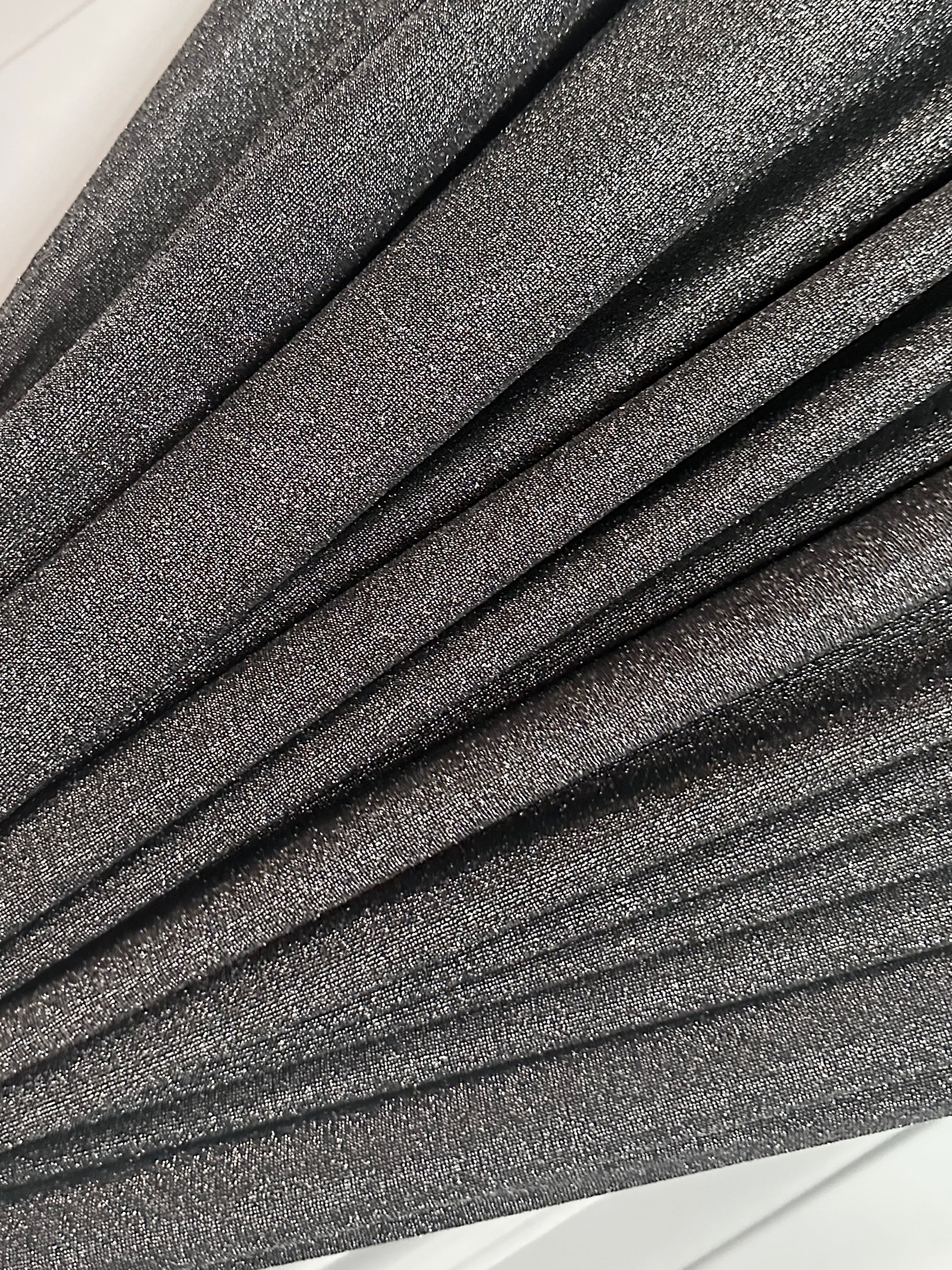Silver Spandex Lurex Knit - Image 3