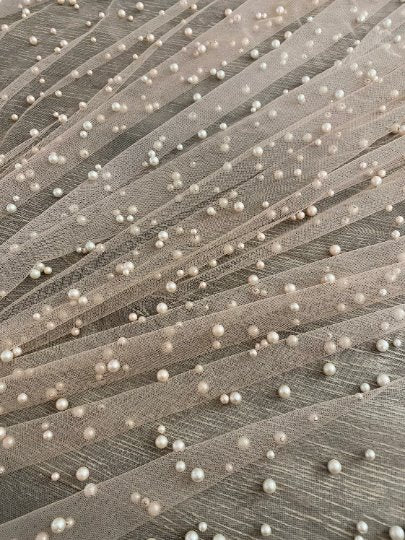 Skin Tone Pearl Tulle - Image 10