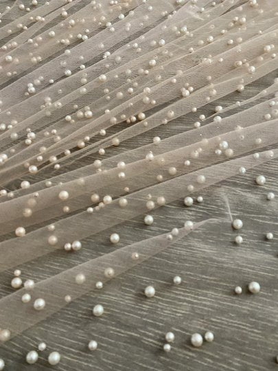 Skin Tone Pearl Tulle - Image 5