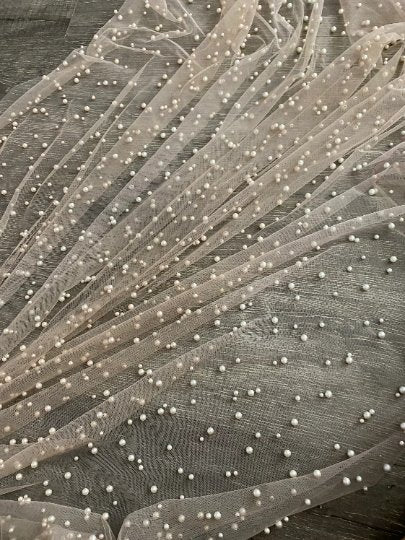 Skin Tone Pearl Tulle - Image 8