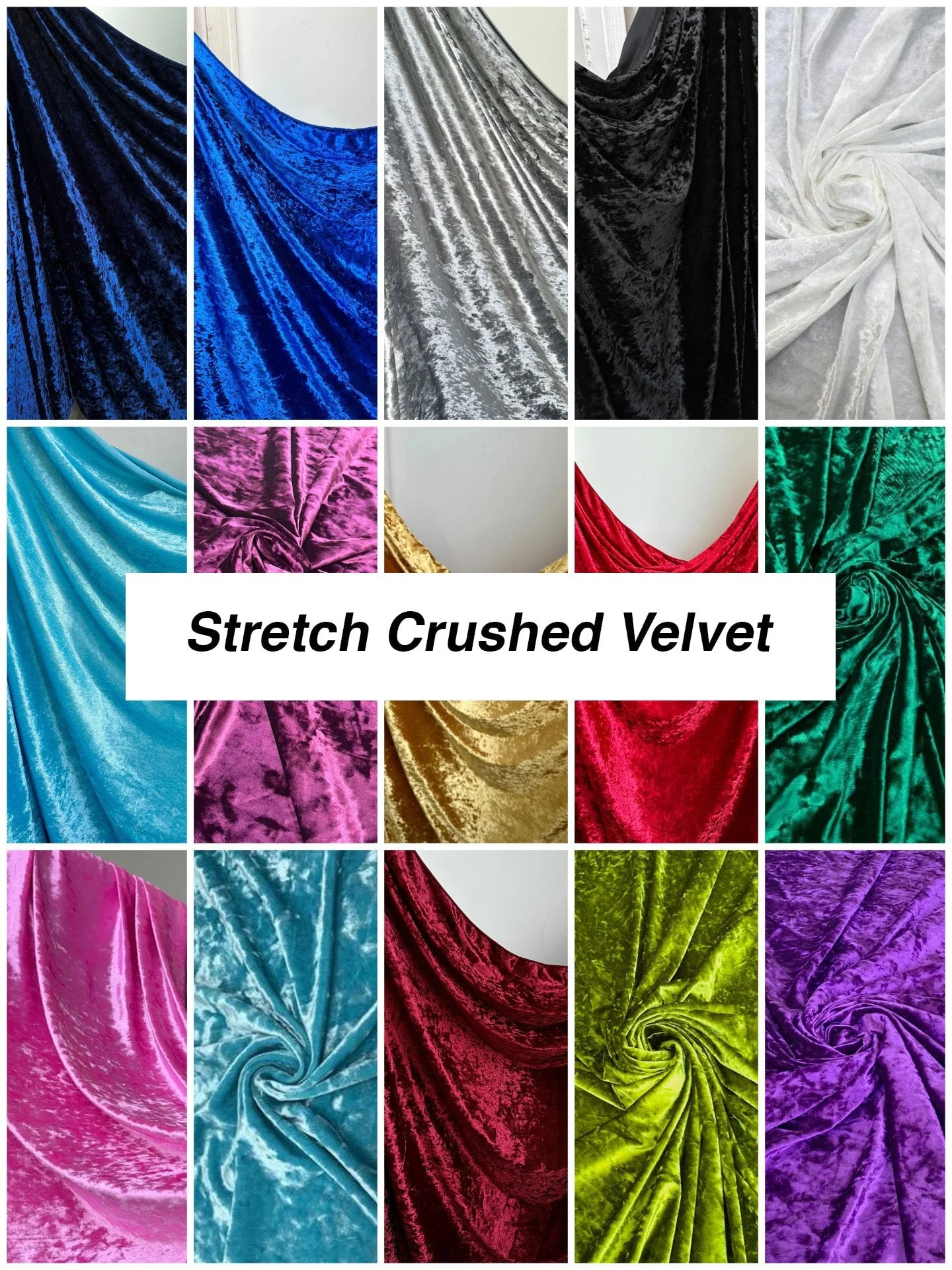 Stretch Crushed Velvet