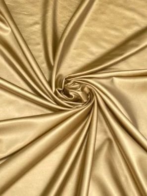 Gold Stretch Faux Leather - Image 8