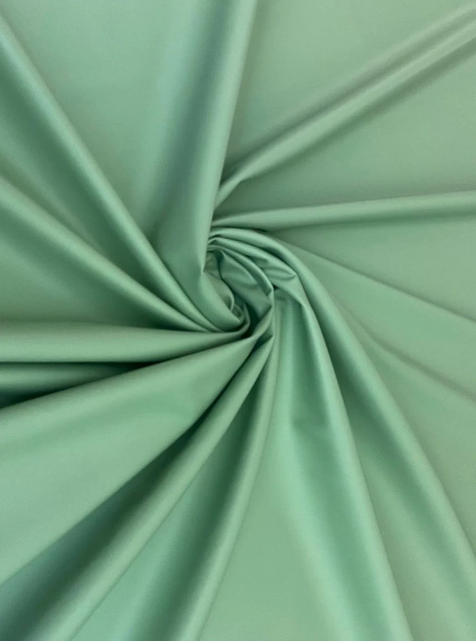 Sage Green Stretch Faux Leather - Image 3
