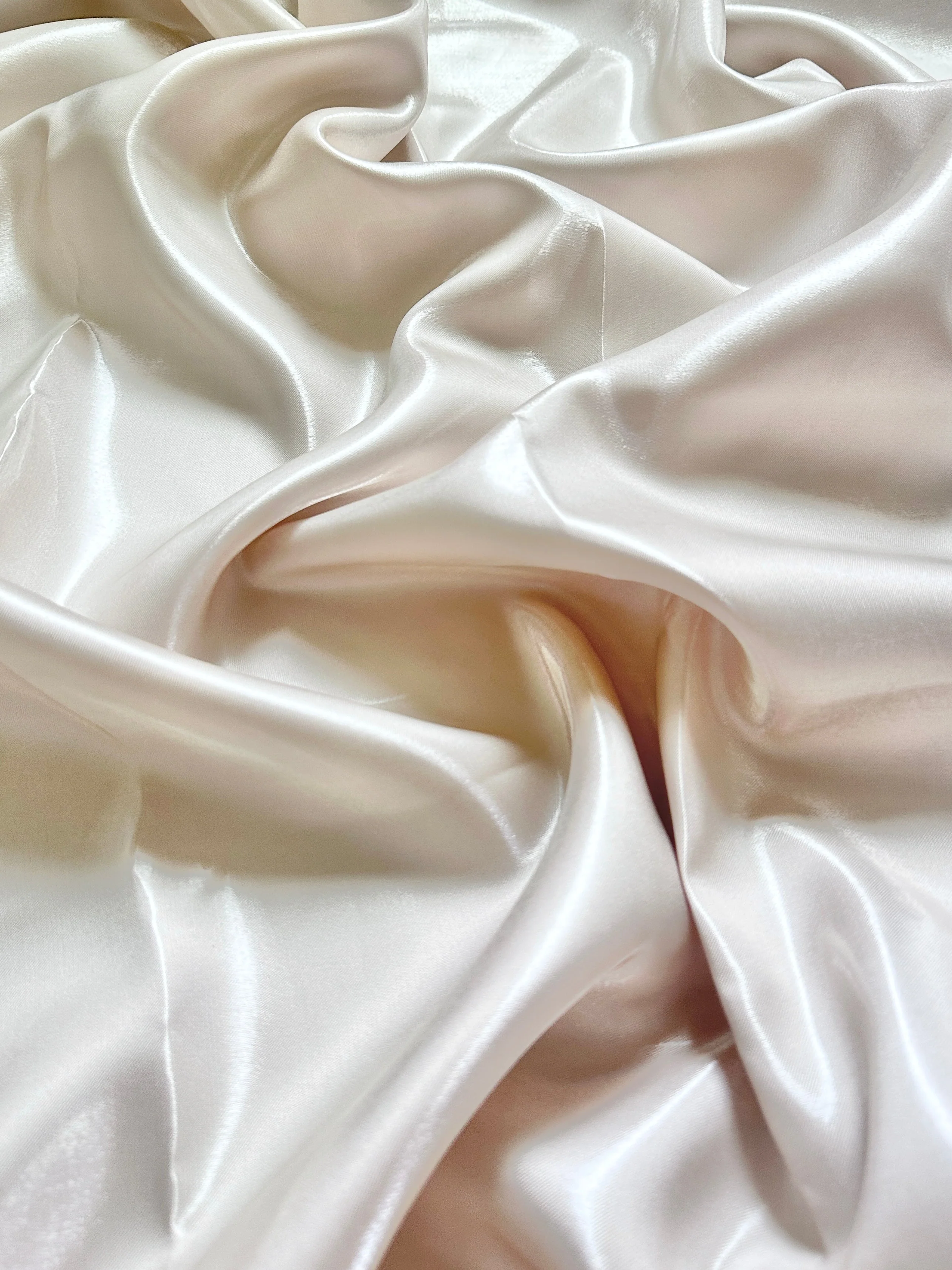 Tapioca Liquid Bridal Satin - Image 5