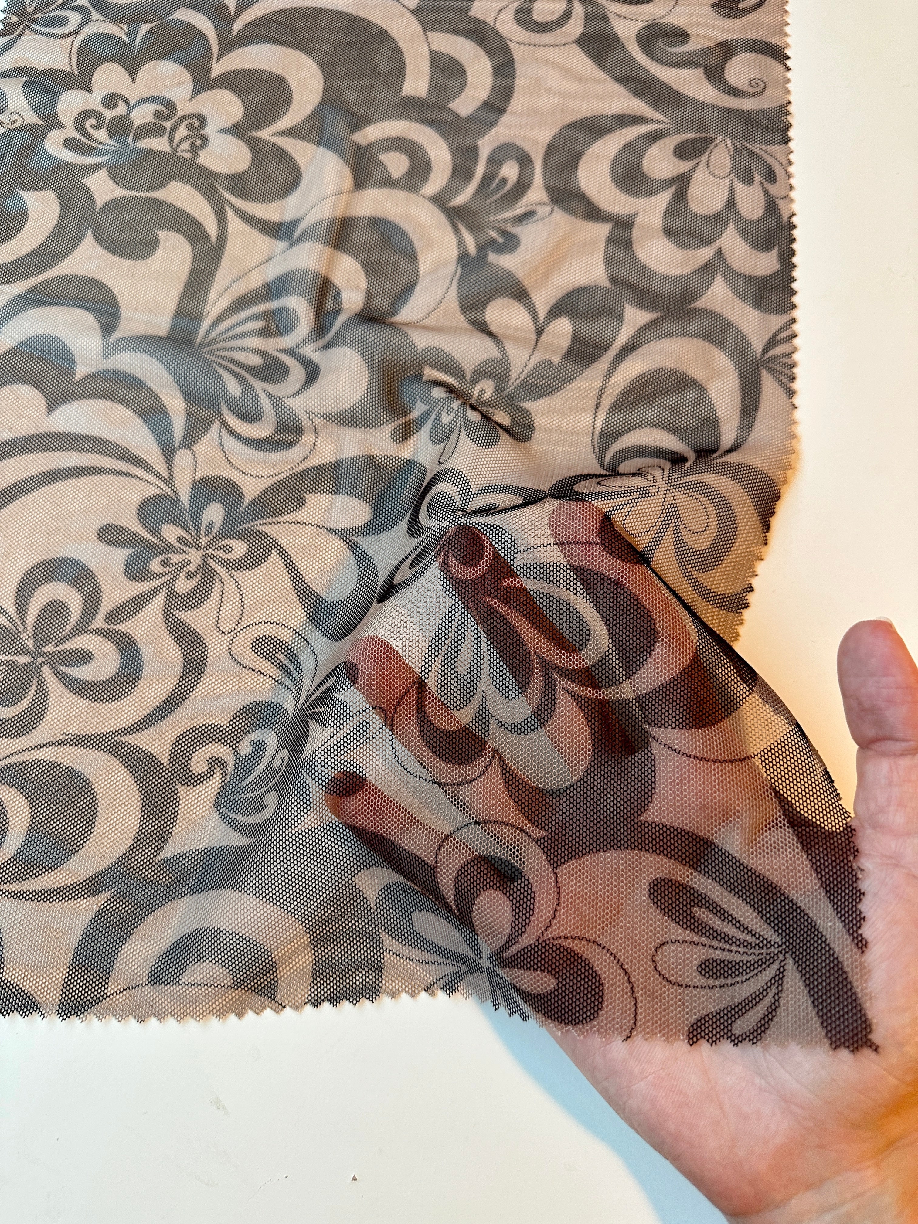 Tattoo Print Power Mesh - Image 10