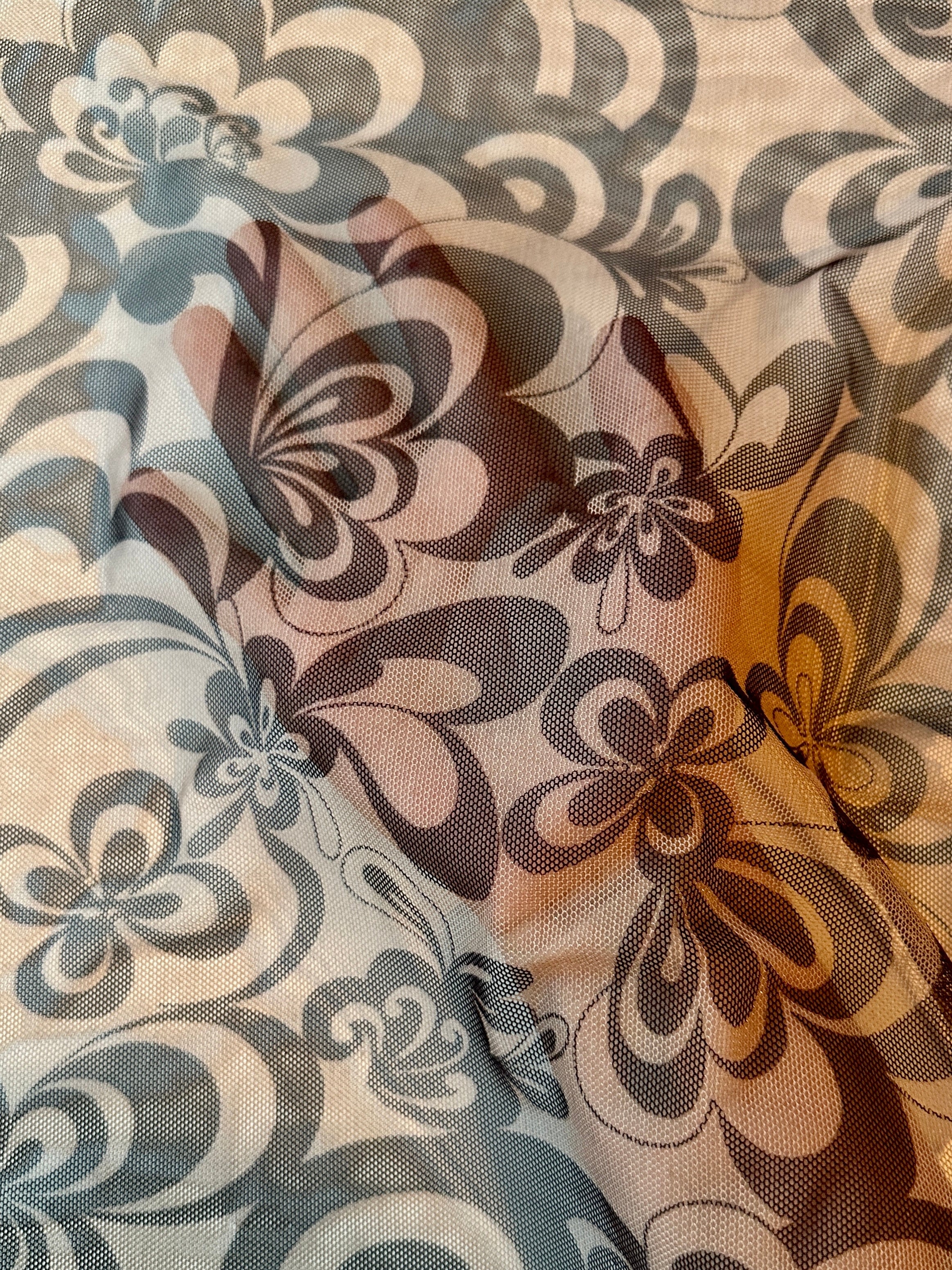 Tattoo Print Power Mesh - Image 6