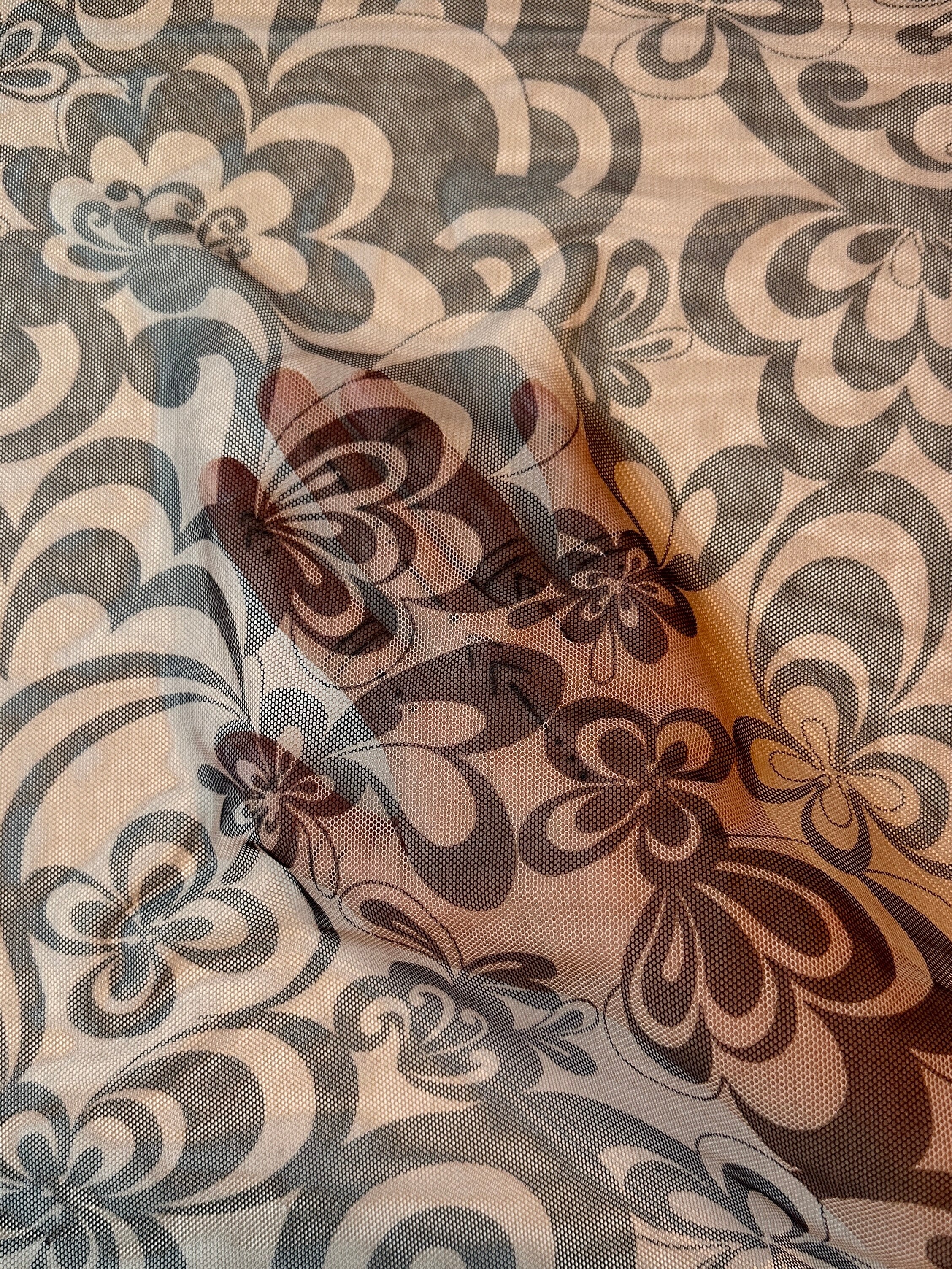 Tattoo Print Power Mesh - Image 8