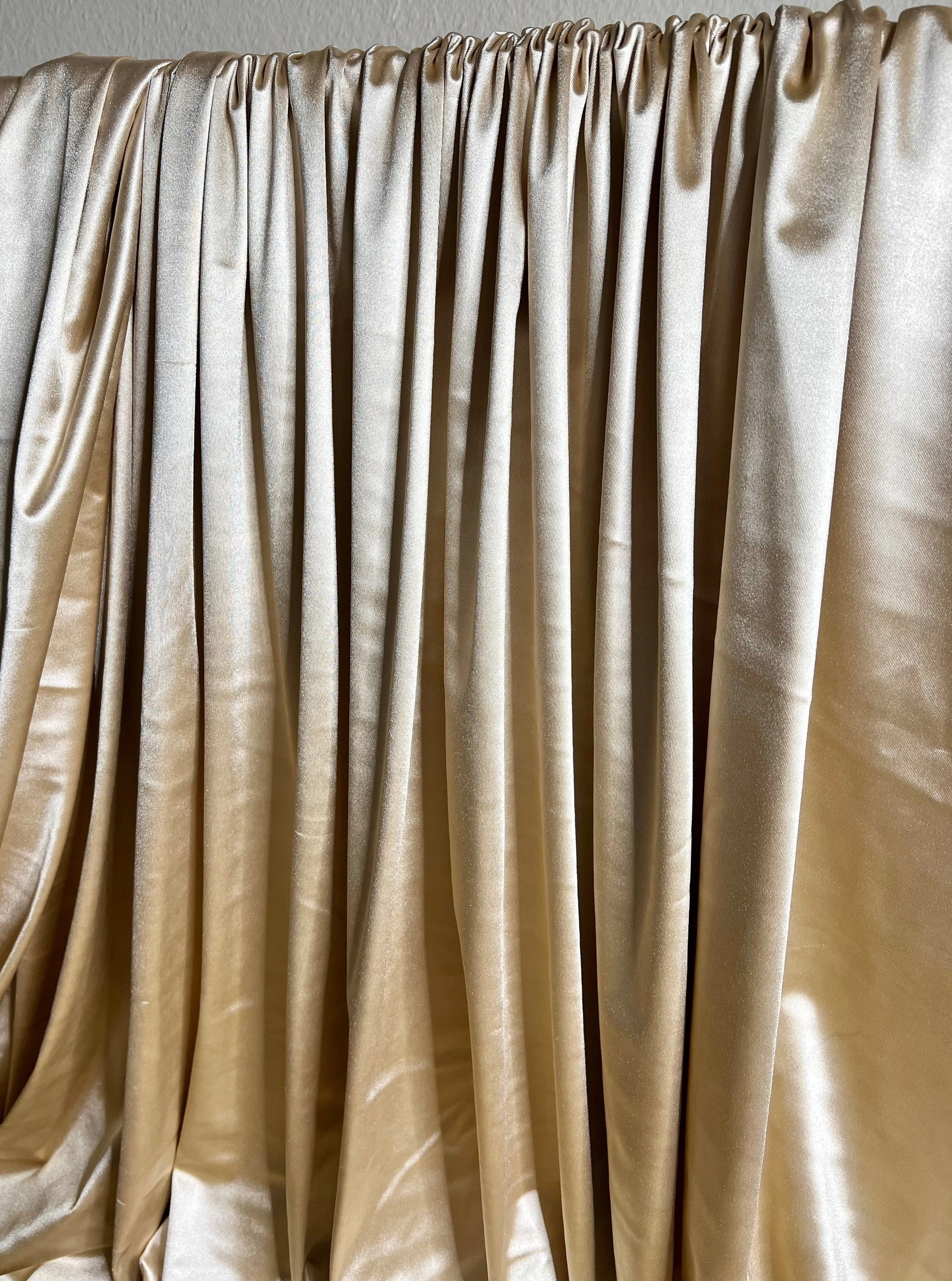 Taupe Shiny Nylon Spandex - Image 4