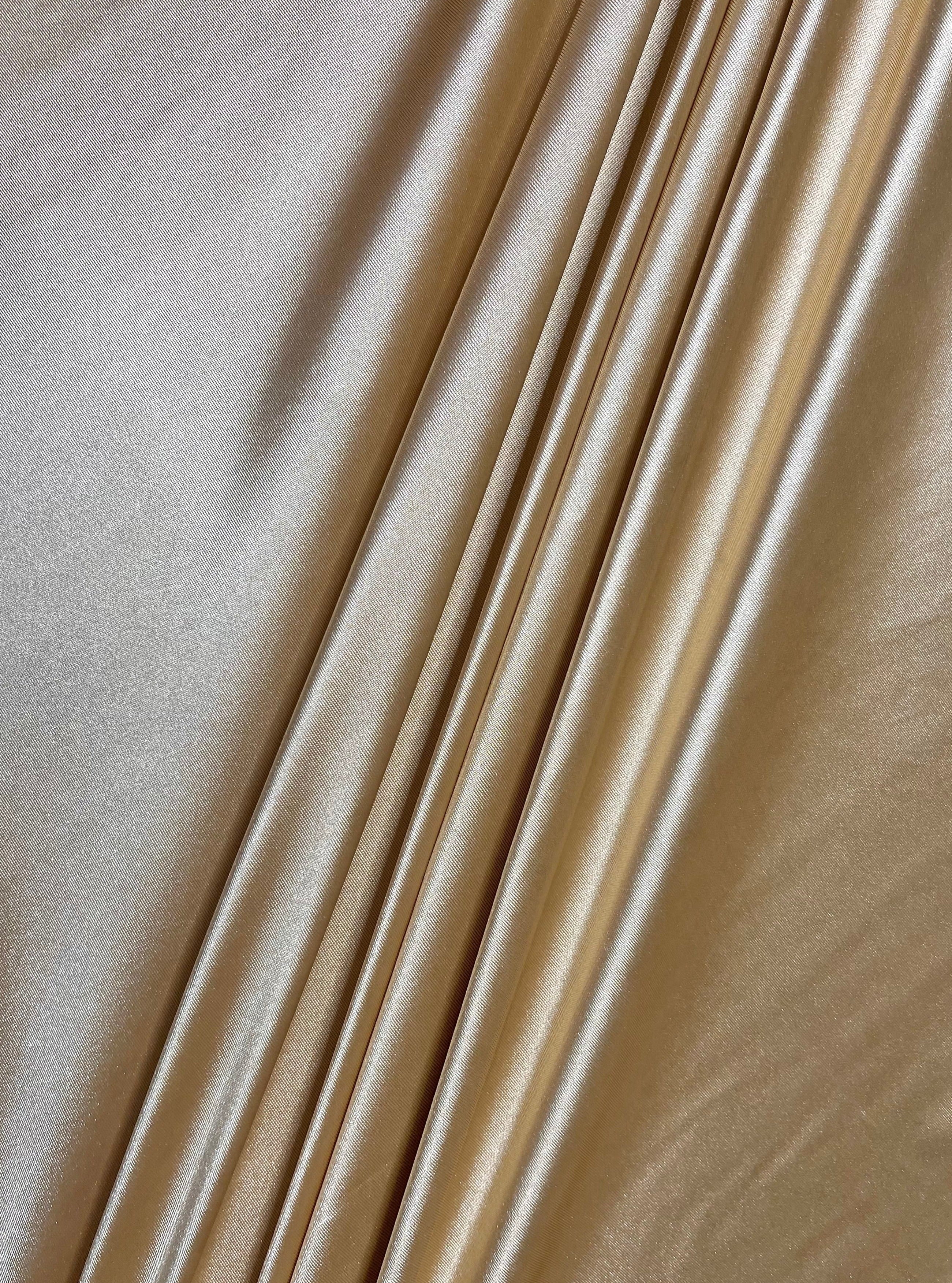 Taupe Shiny Nylon Spandex - Image 5