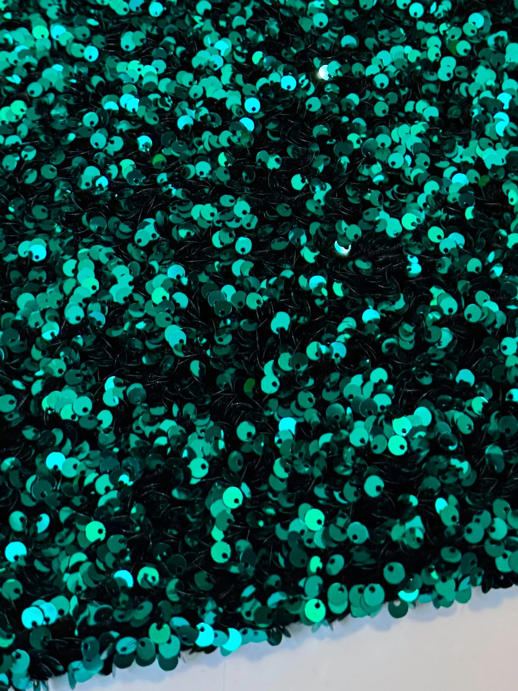 Teal Blue Sequin on Velvet (Exclusive Color) - Image 4
