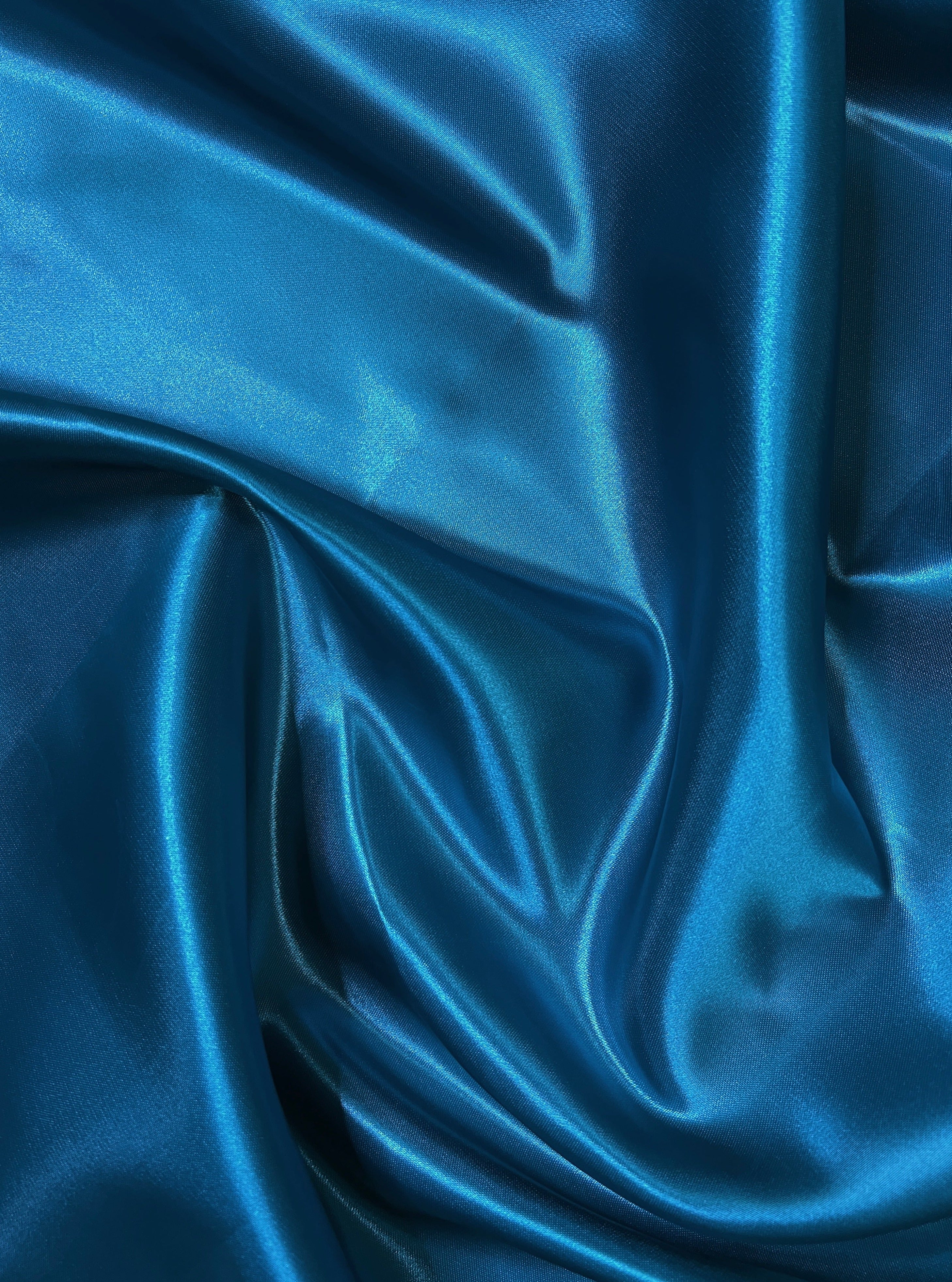 Teal Duchesse Satin - Image 5