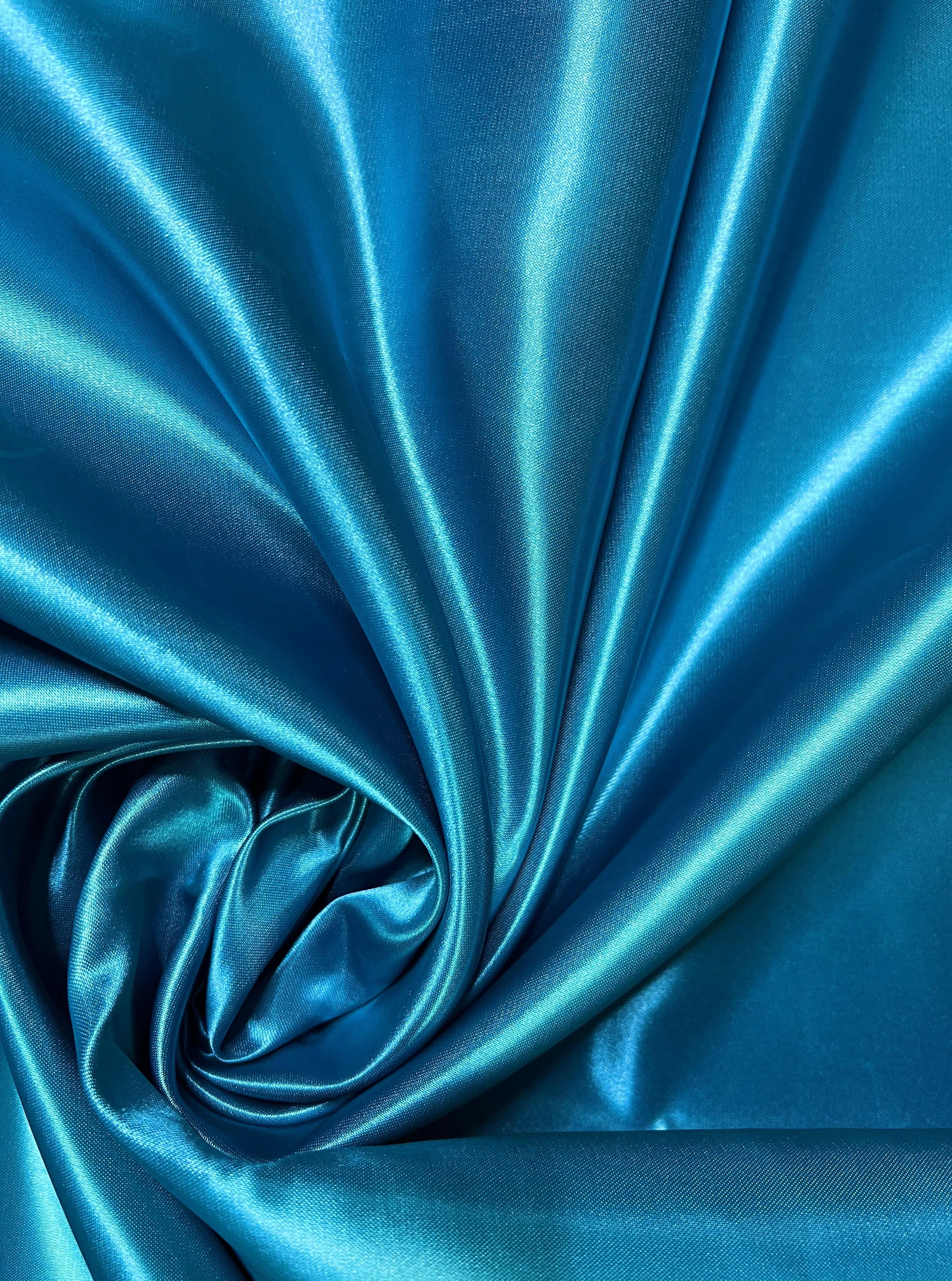 Teal Duchesse Satin - Image 6